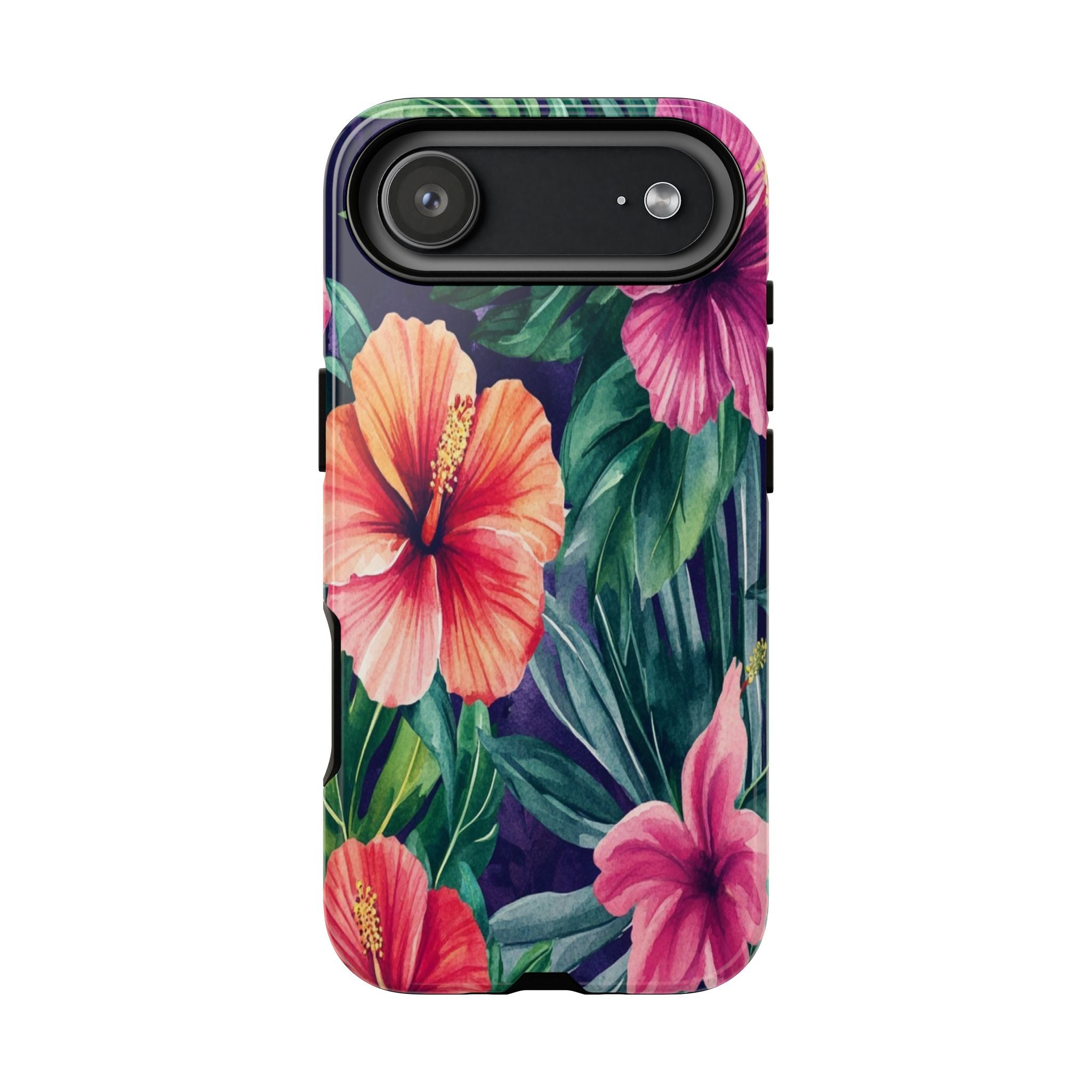 Navy Floral Watercolor