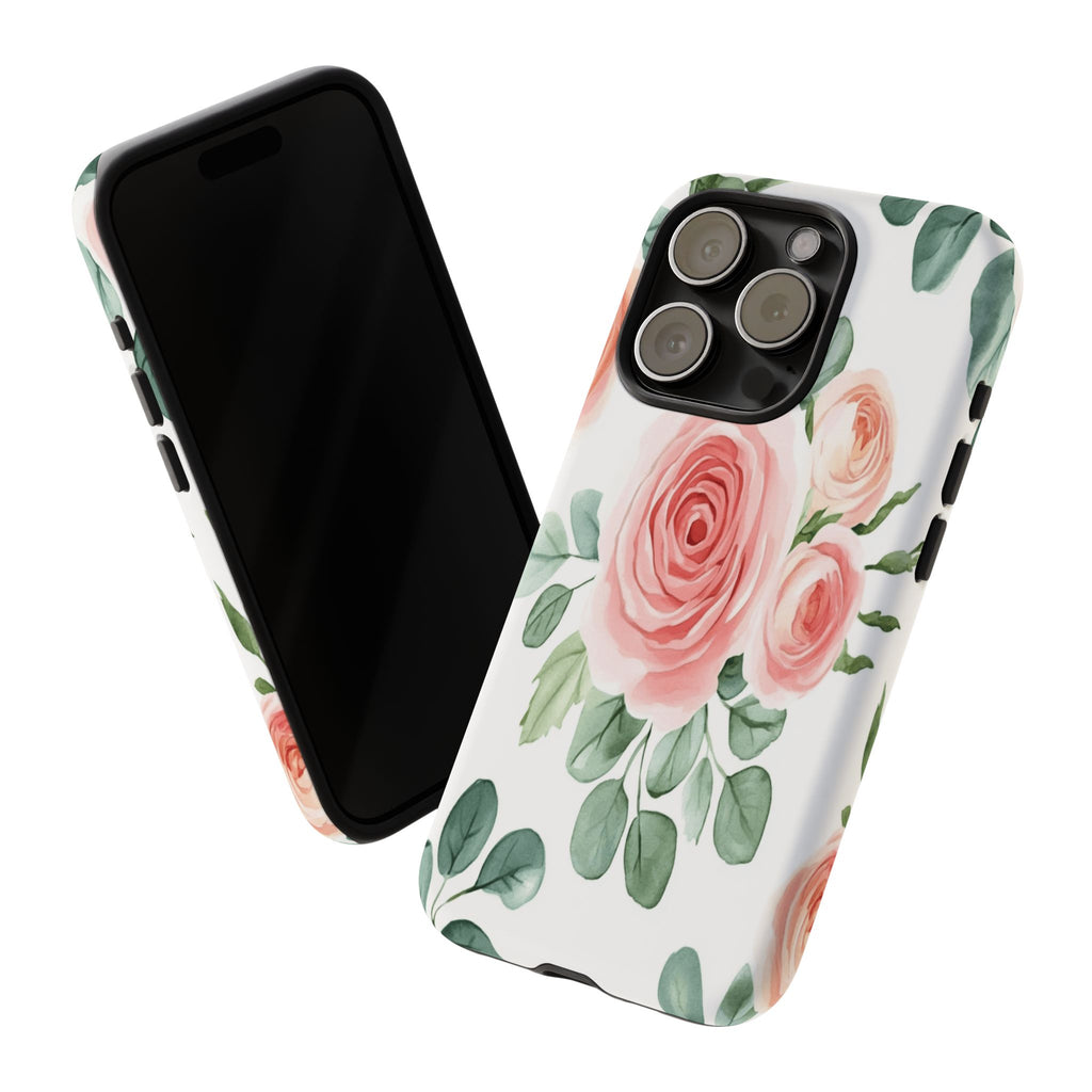 Delicate Watercolor Rose Case