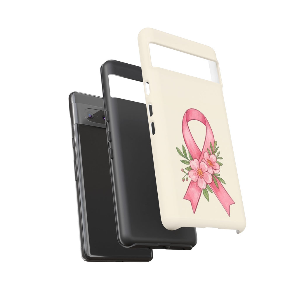 Floral Breast Cancer Awareness Case