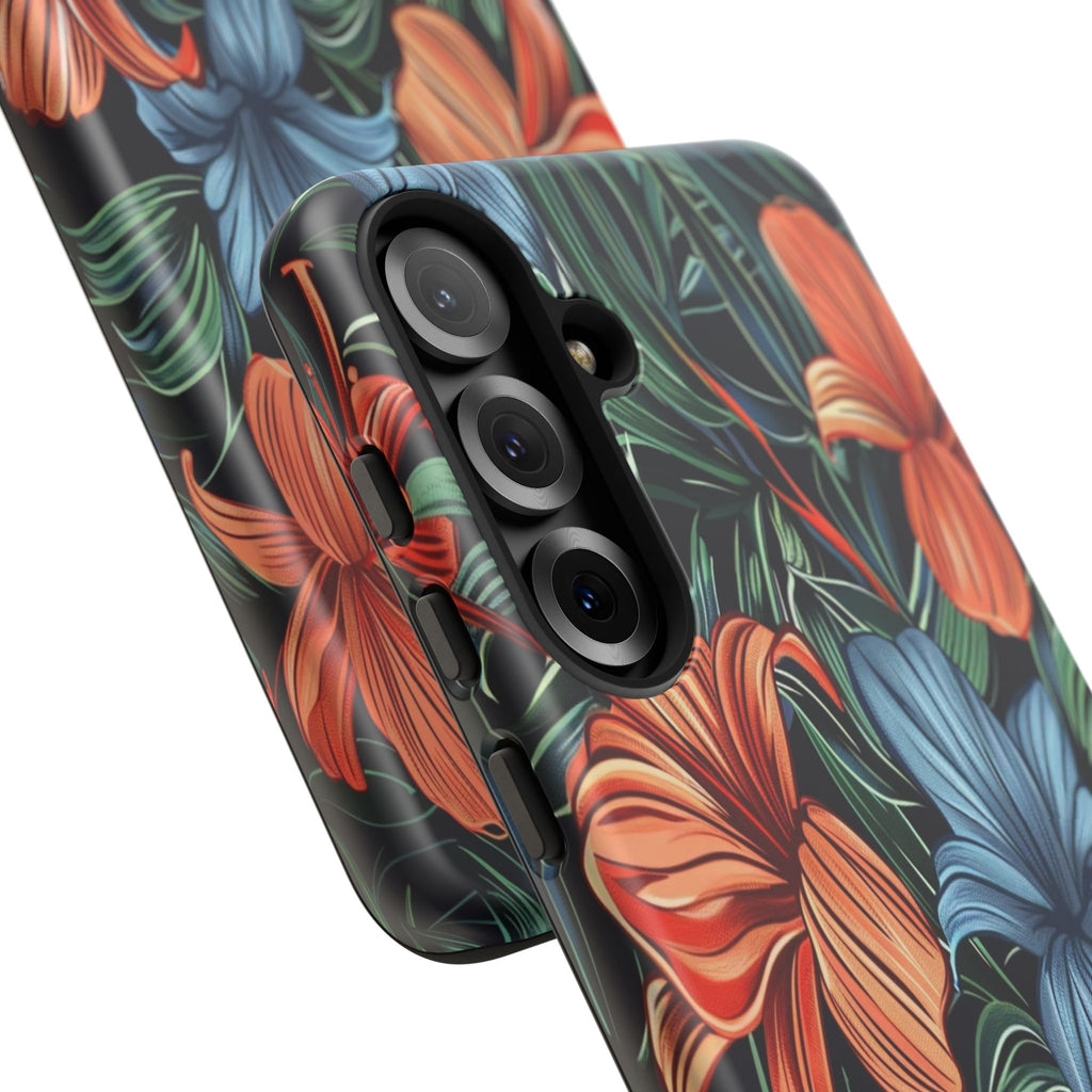 Tropical Red and Blue Case
