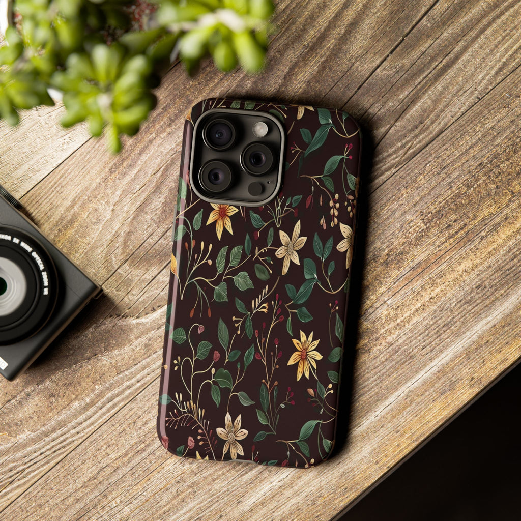 Dark Vintage Floral Case
