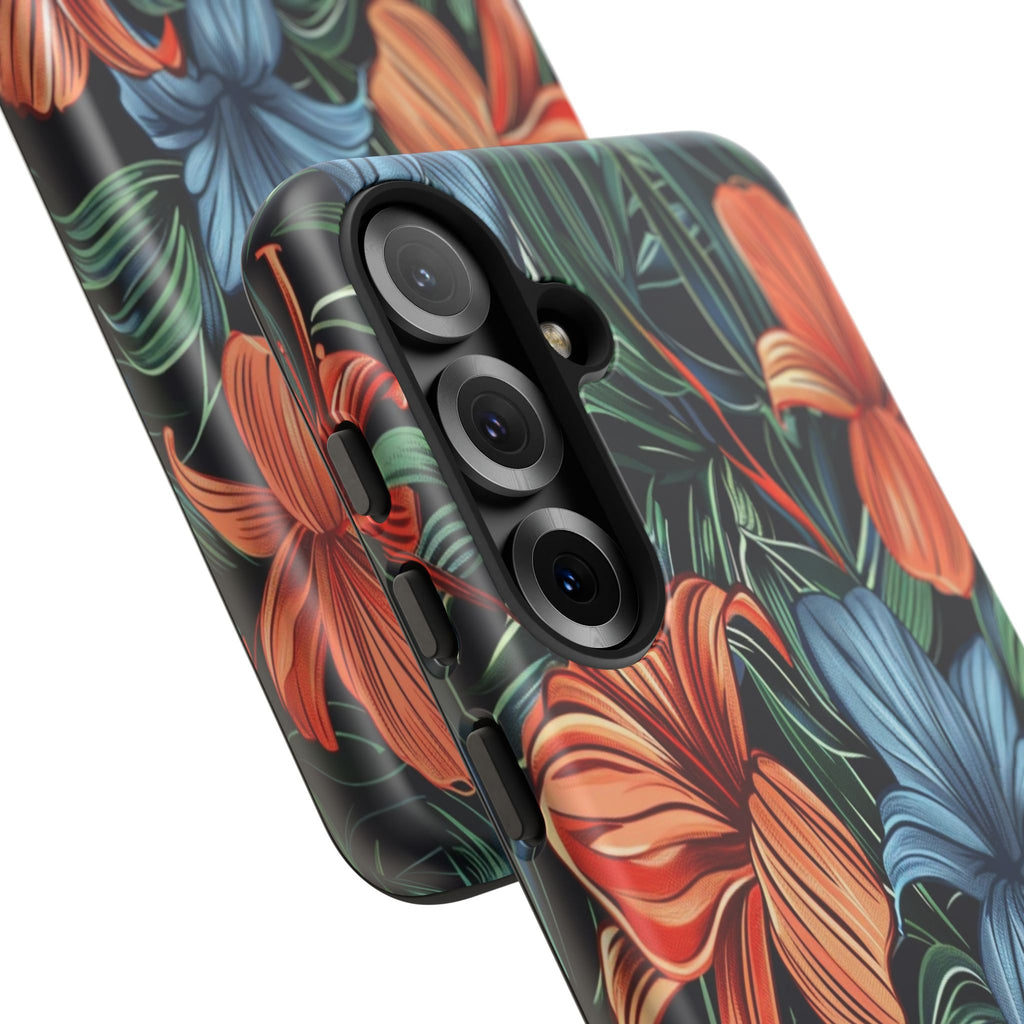 Tropical Red and Blue Case