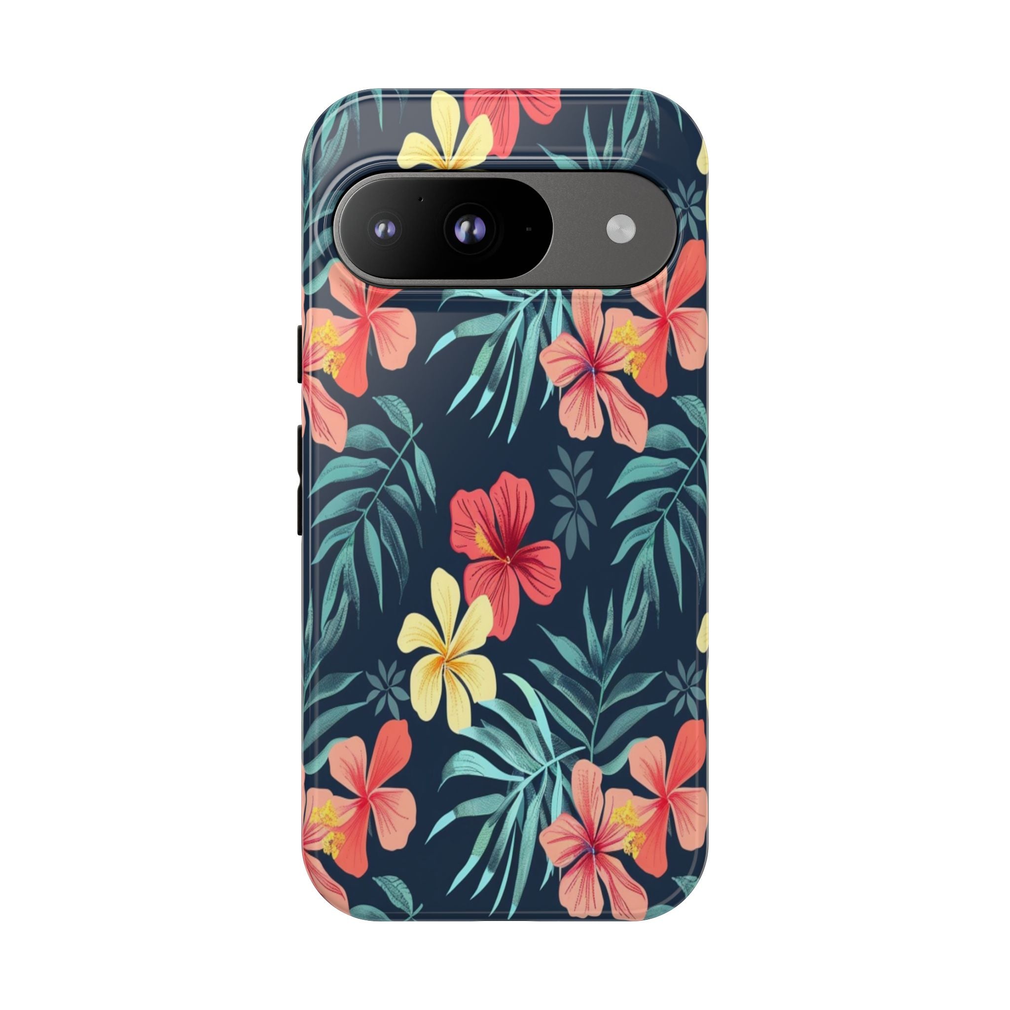 Tropical Hibiscus Navy