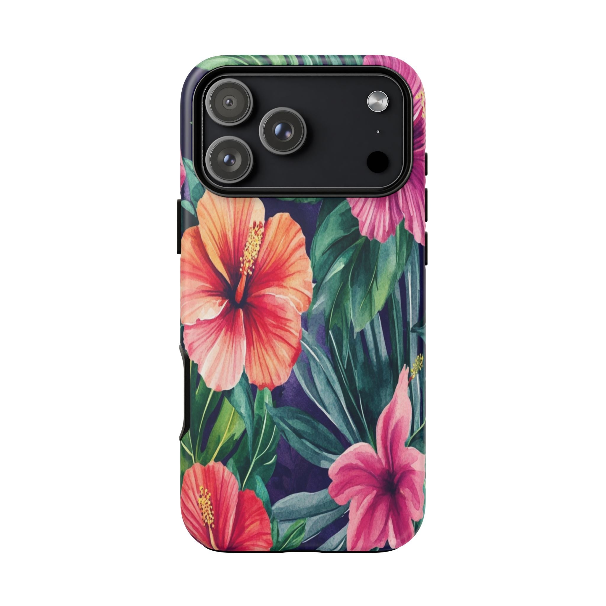 Navy Floral Watercolor