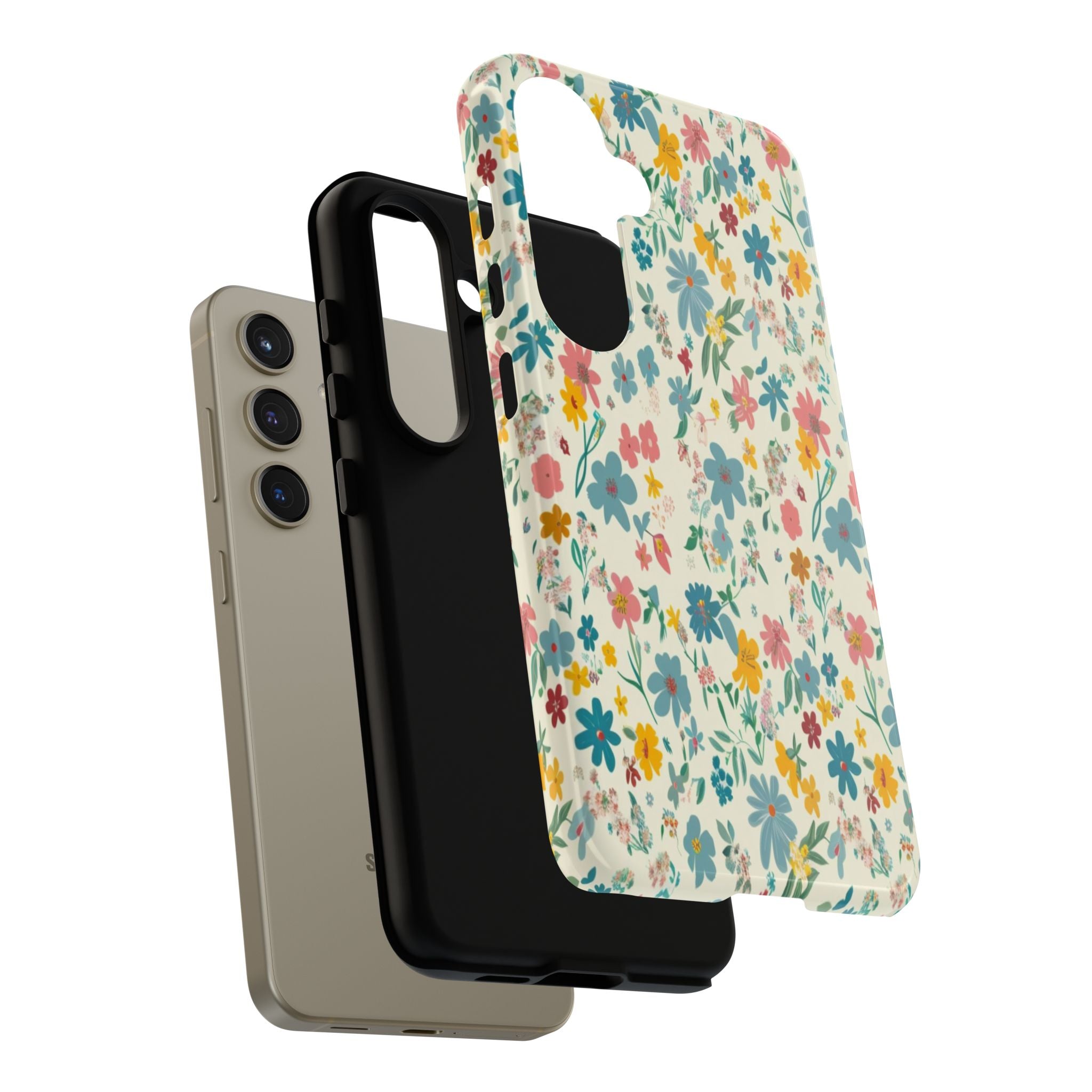 Pastel Yellow Green and Blue Case