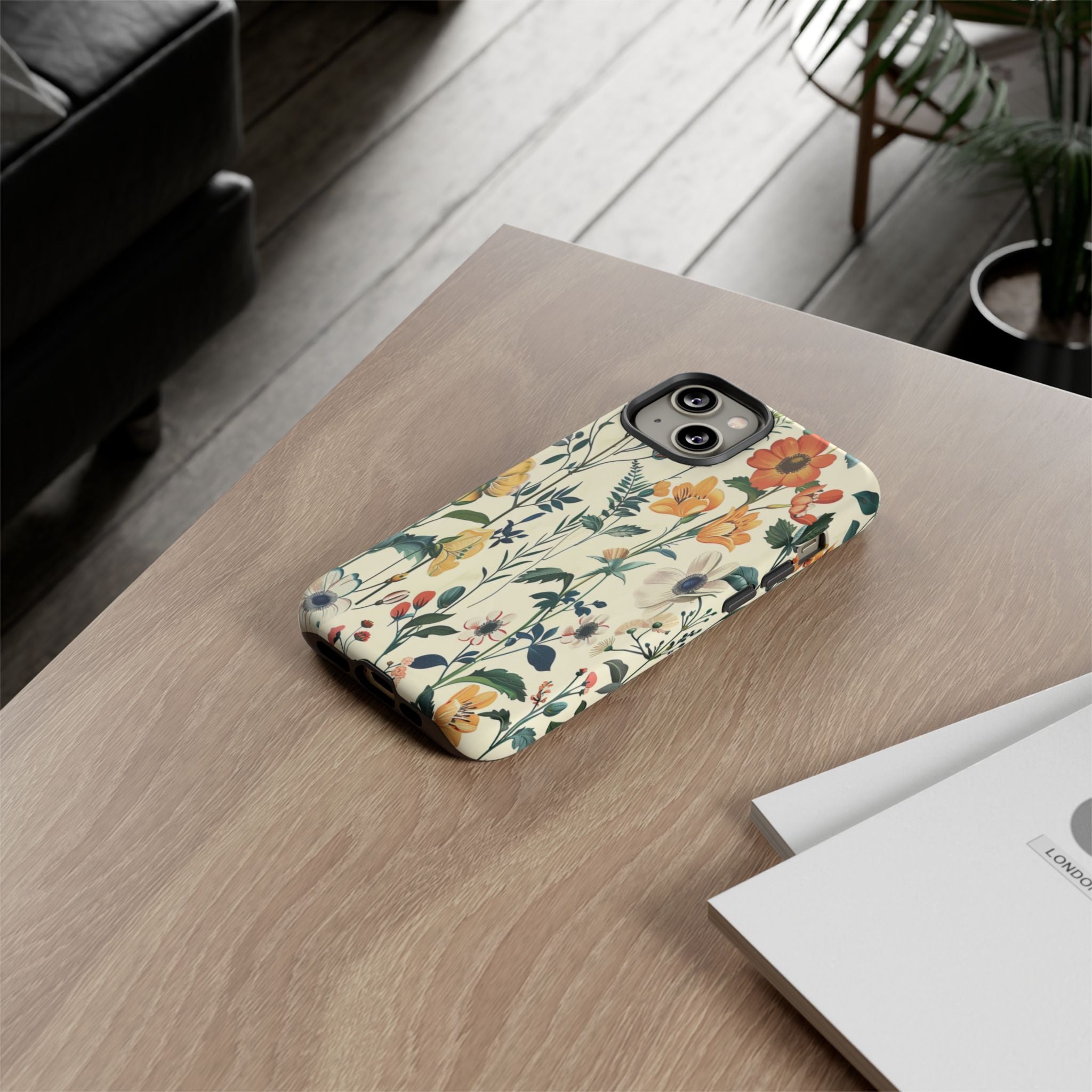 Vintage Botanical Wildflower Seamless Pattern