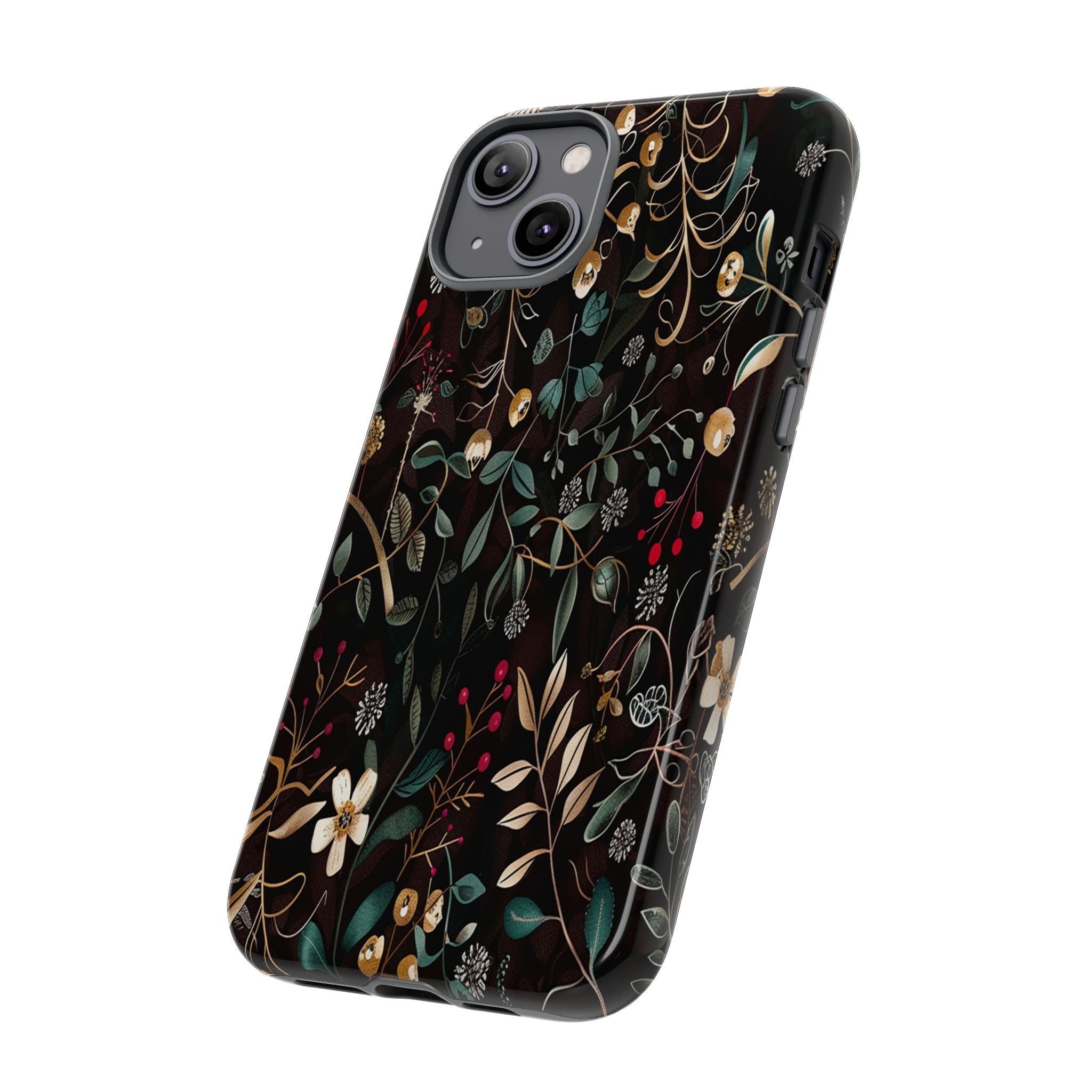 Dark Leafy Case