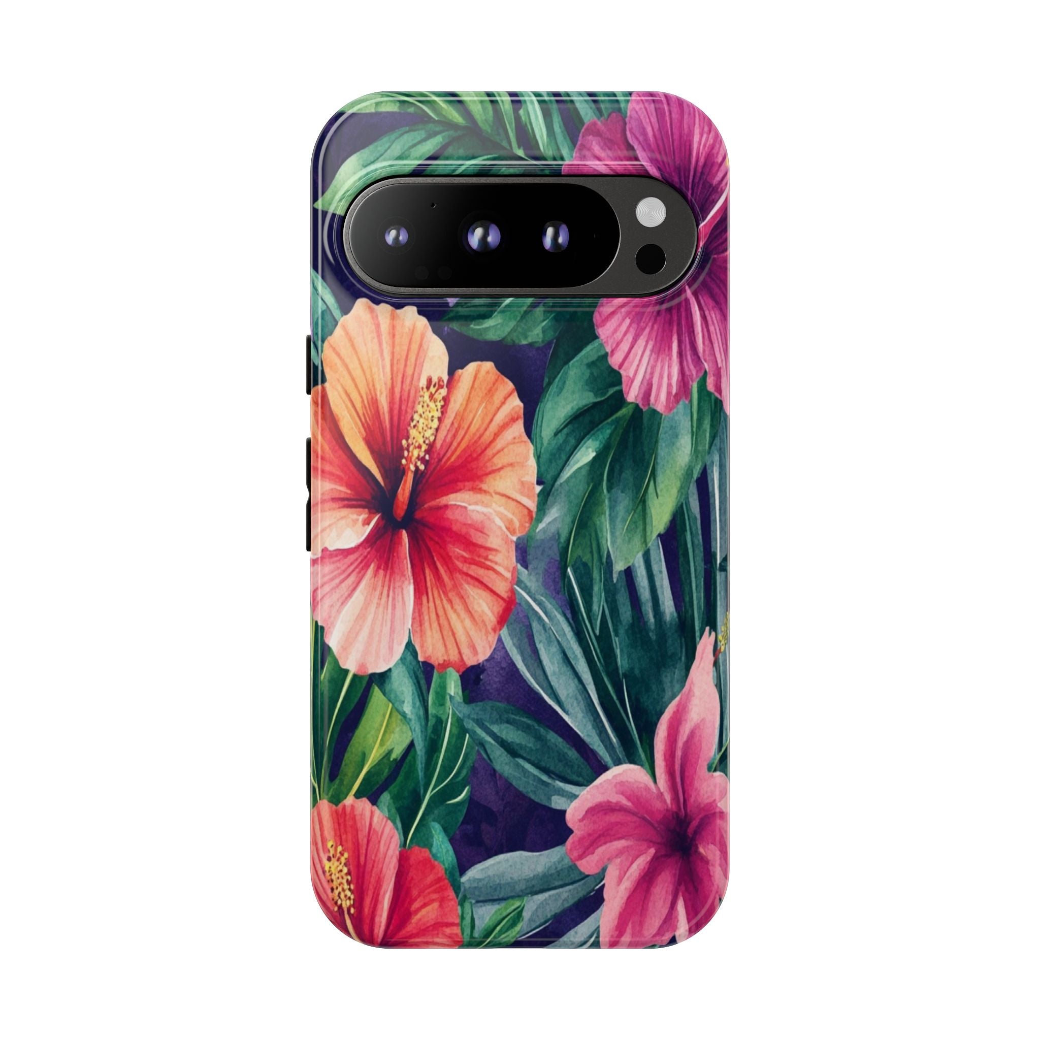 Navy Floral Watercolor