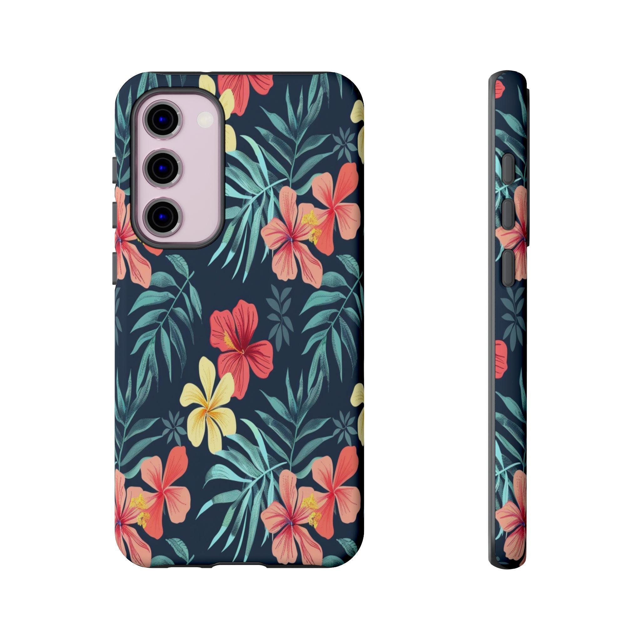 Tropical Hibiscus Navy