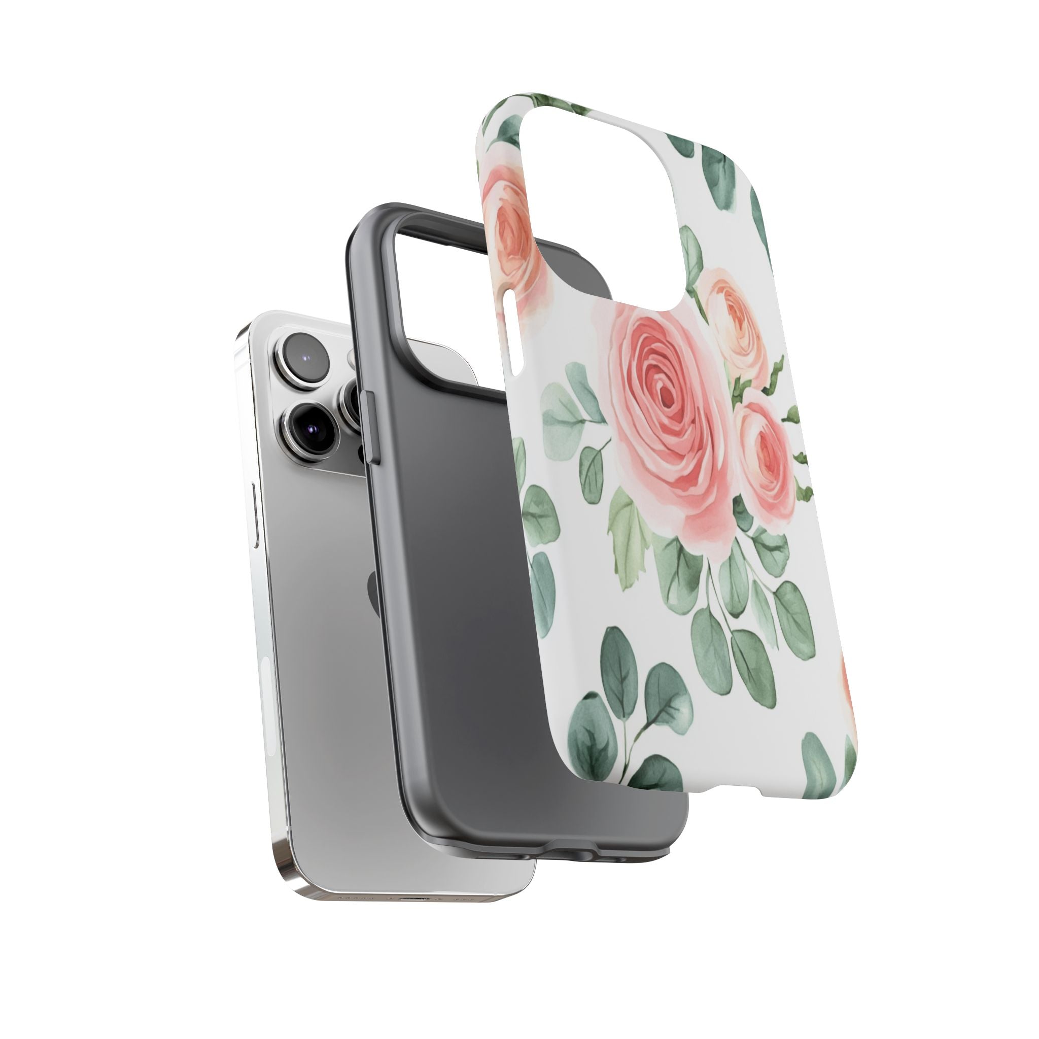 Delicate Watercolor Rose Case