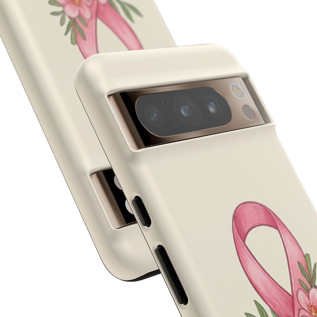 Floral Breast Cancer Awareness Case