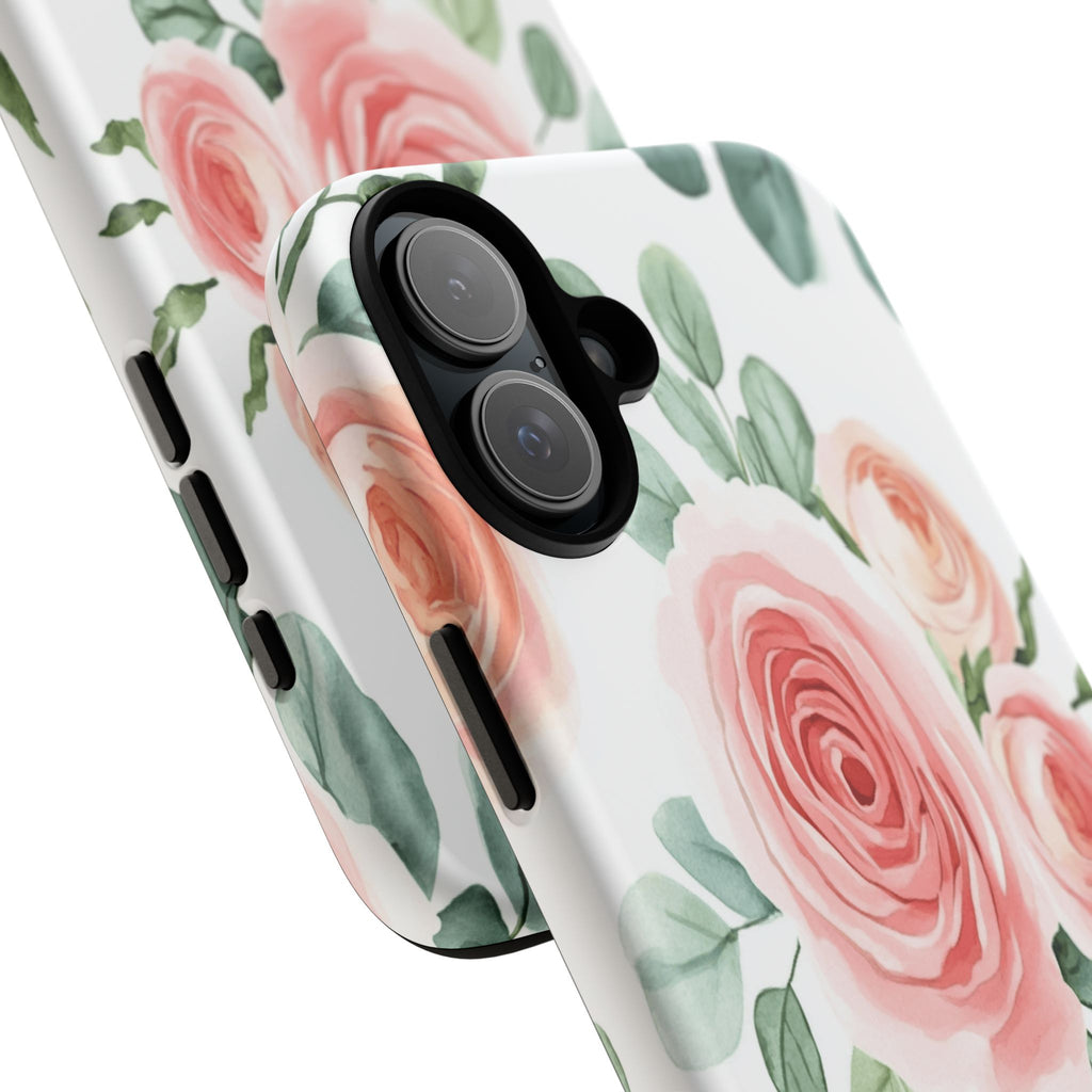 Delicate Watercolor Rose Case