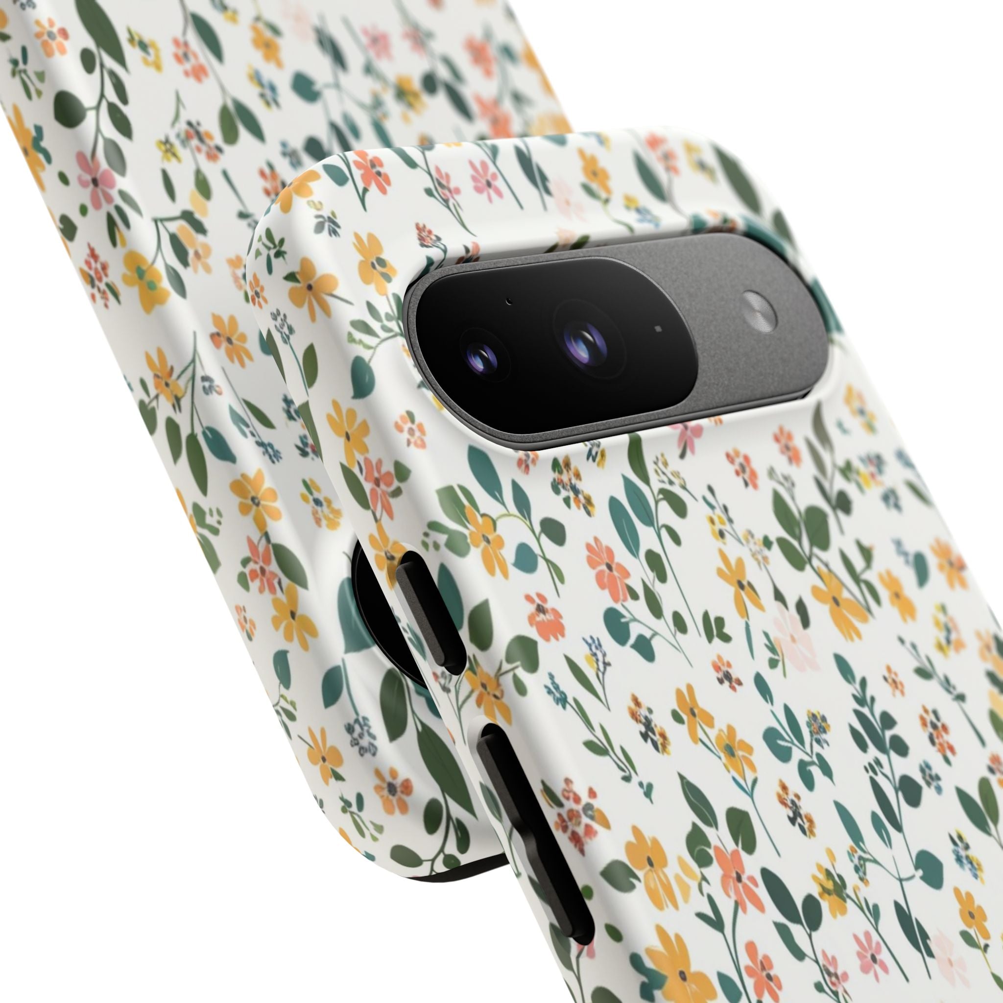 Pastel Leaves and Flowers Case