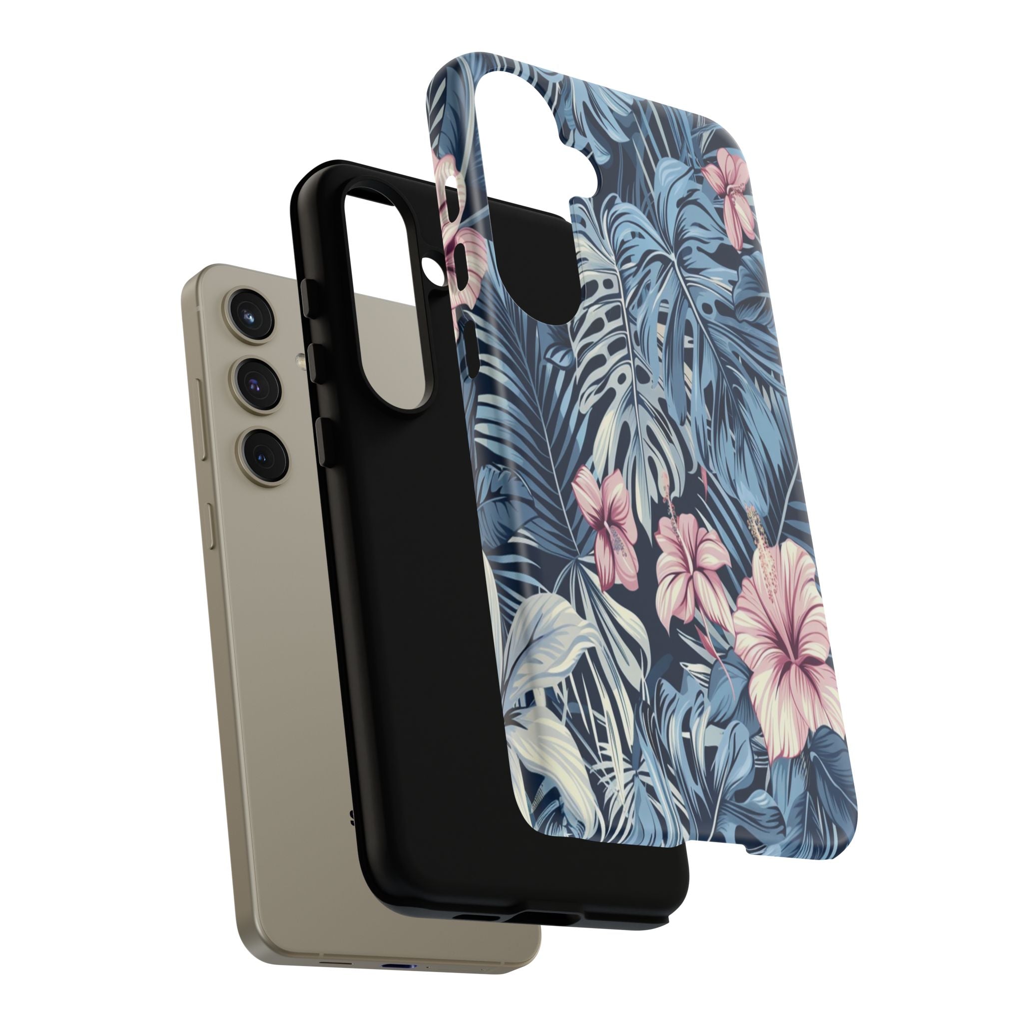 Tropical Hibiscus and Monstera Case