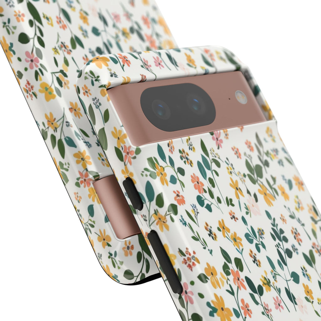 Pastel Leaves and Flowers Case