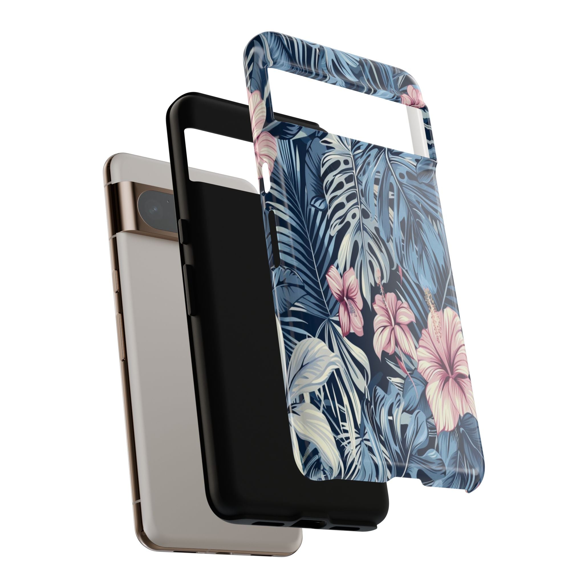 Tropical Hibiscus and Monstera Case
