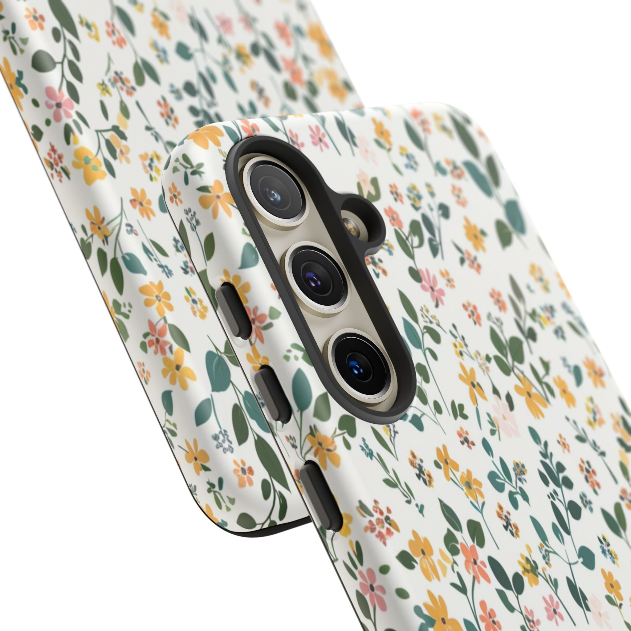 Pastel Leaves and Flowers Case