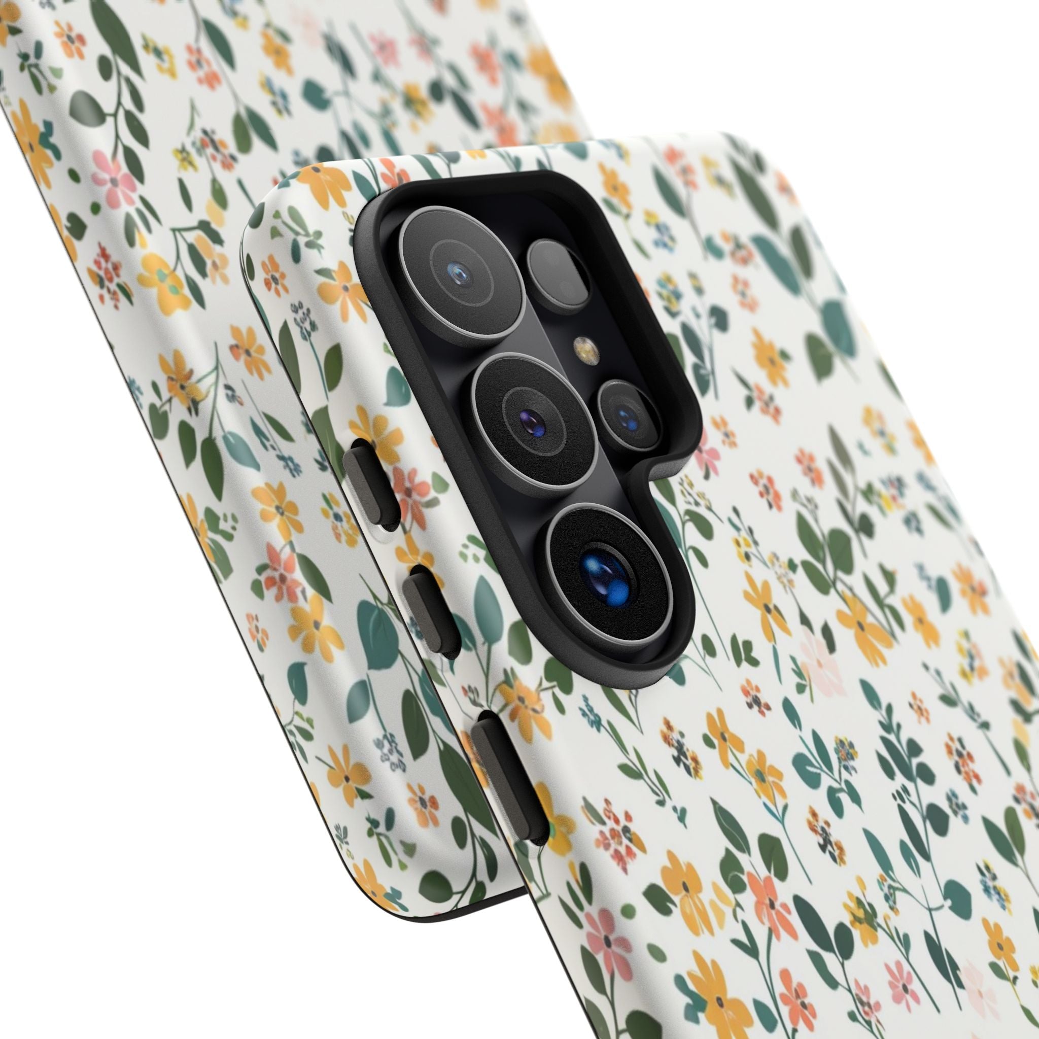 Pastel Leaves and Flowers Case