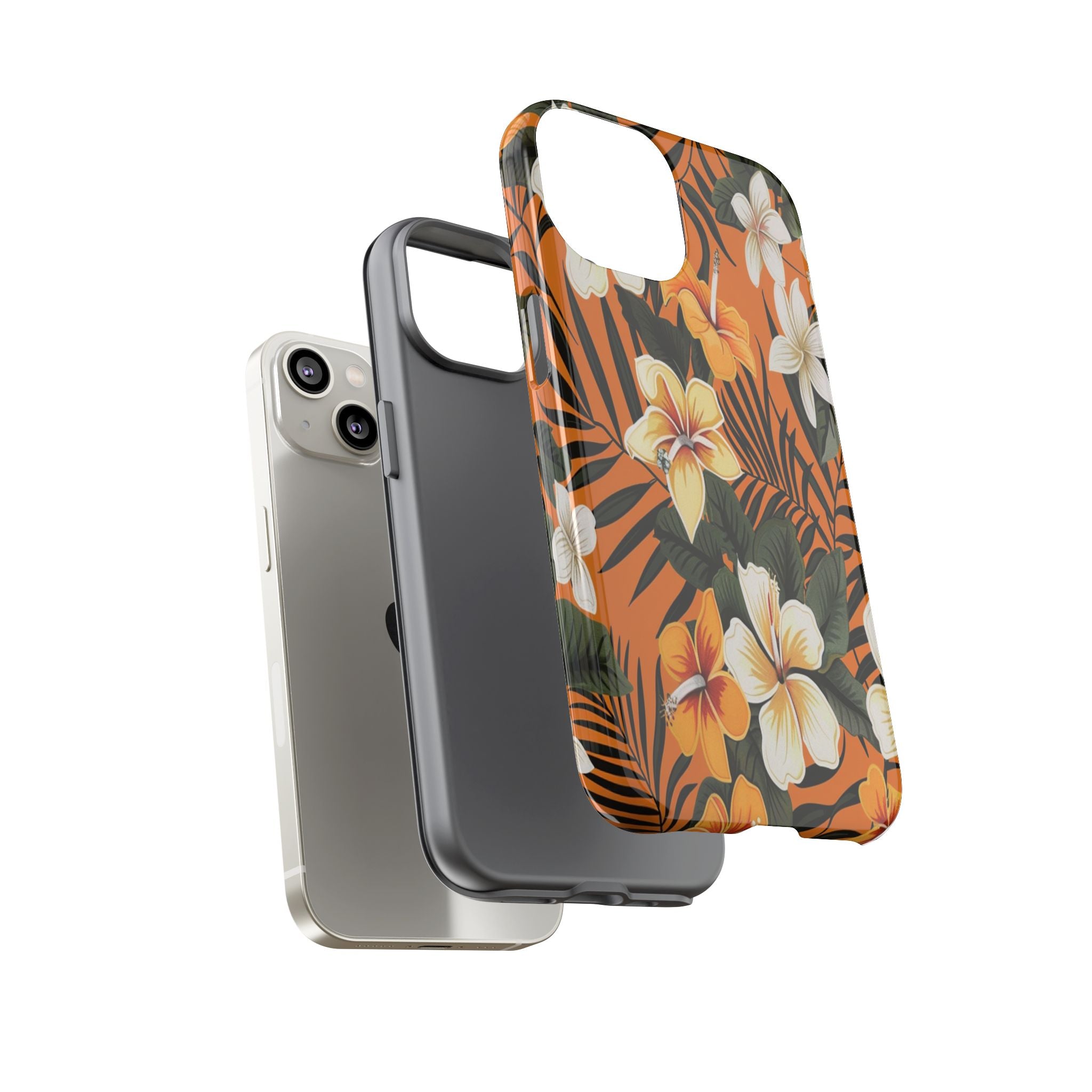 Vibrant Orange Tropical Case
