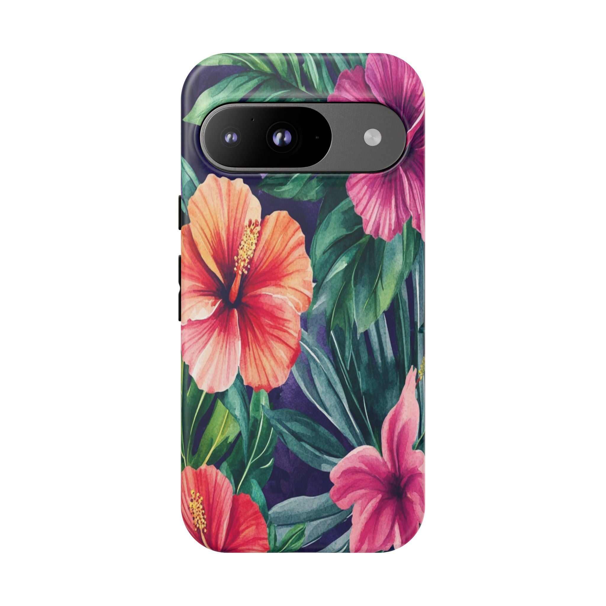 Navy Floral Watercolor