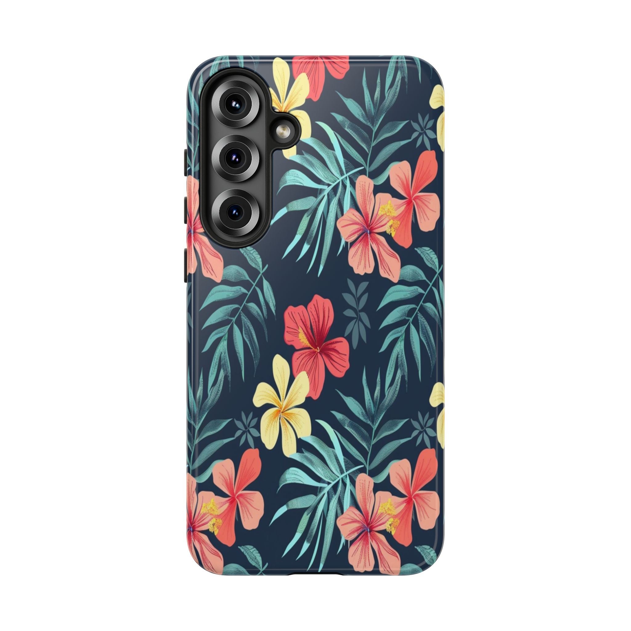 Tropical Hibiscus Navy