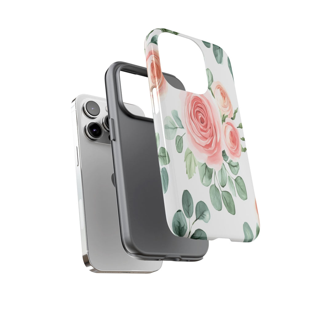 Delicate Watercolor Rose Case