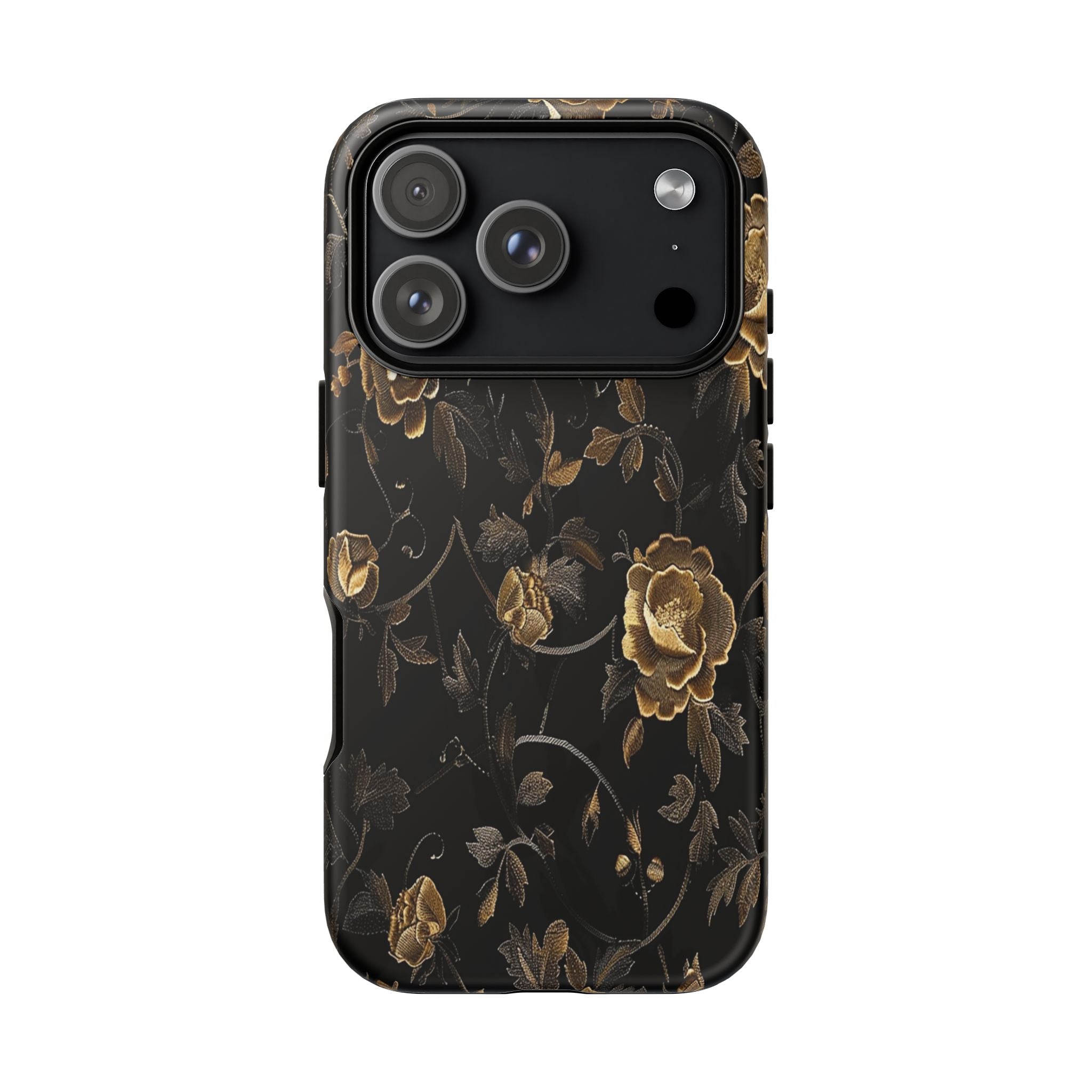 Golden Roses on Black