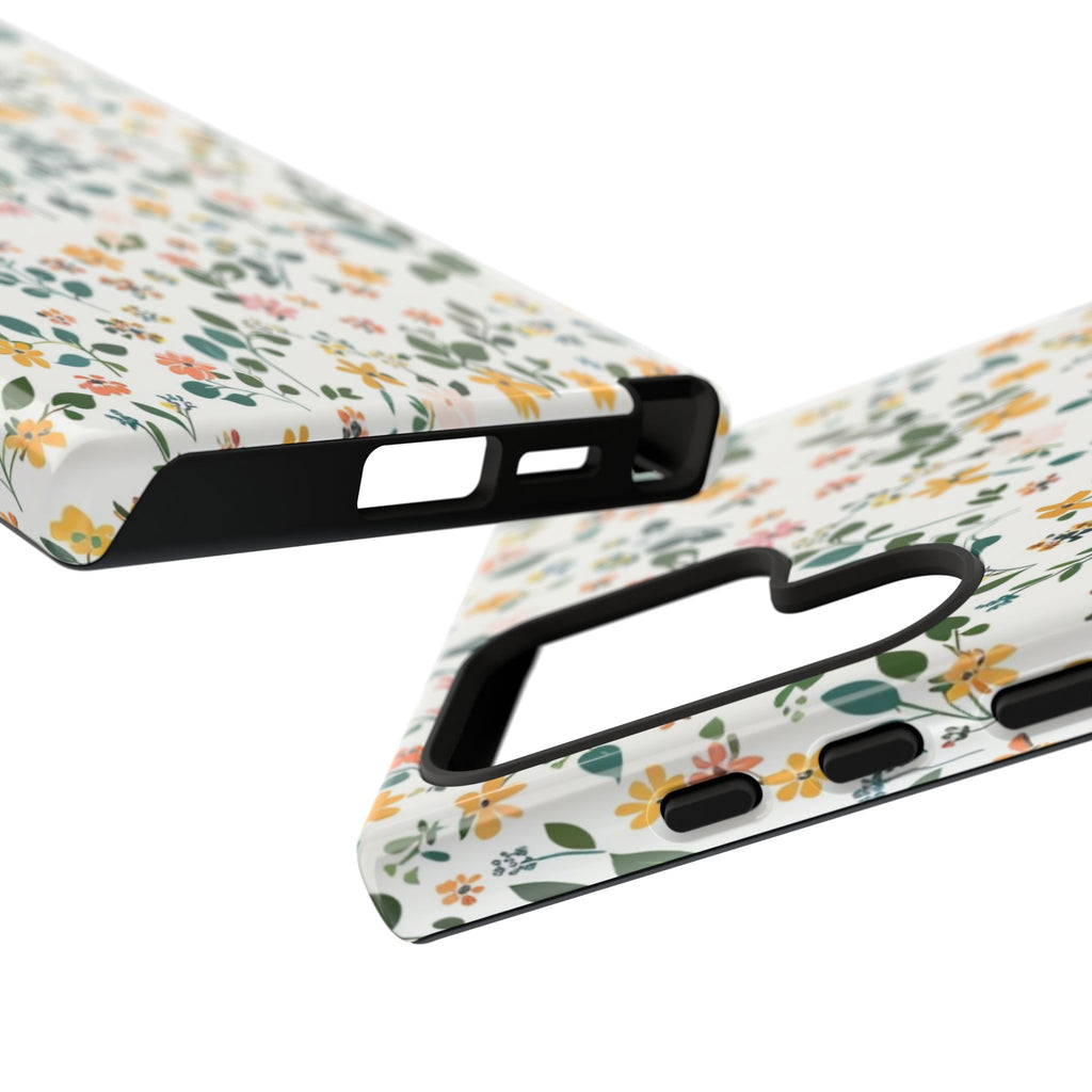 Pastel Leaves and Flowers Case