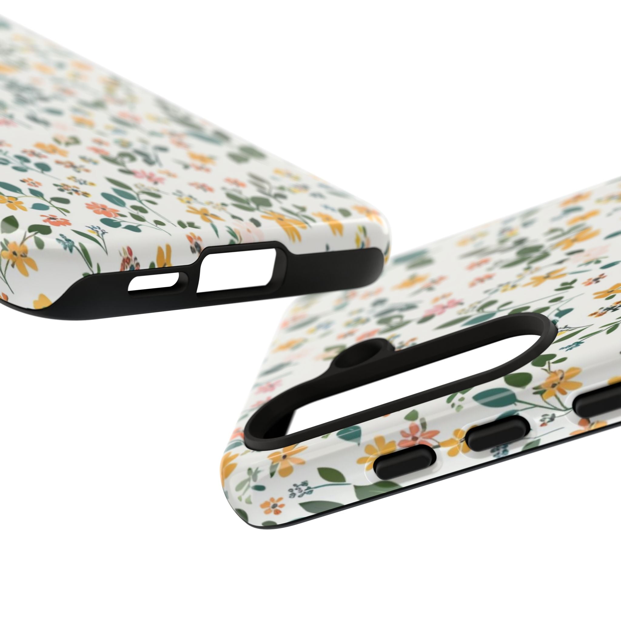 Pastel Leaves and Flowers Case