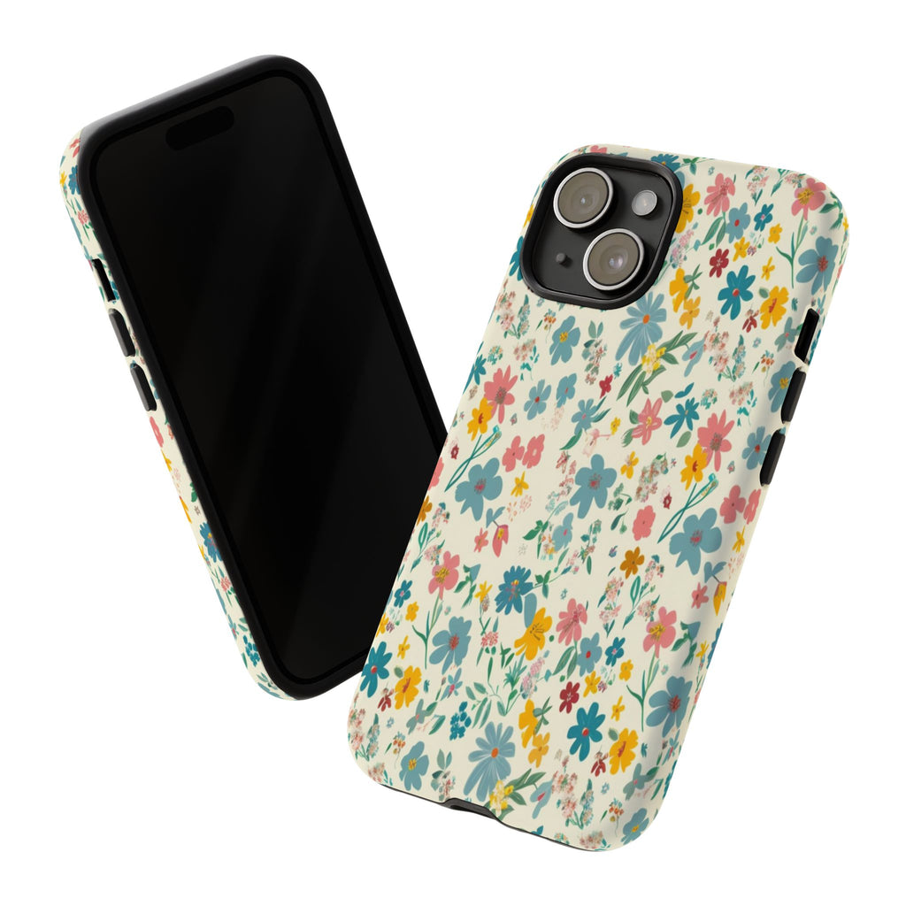 Pastel Yellow Green and Blue Case