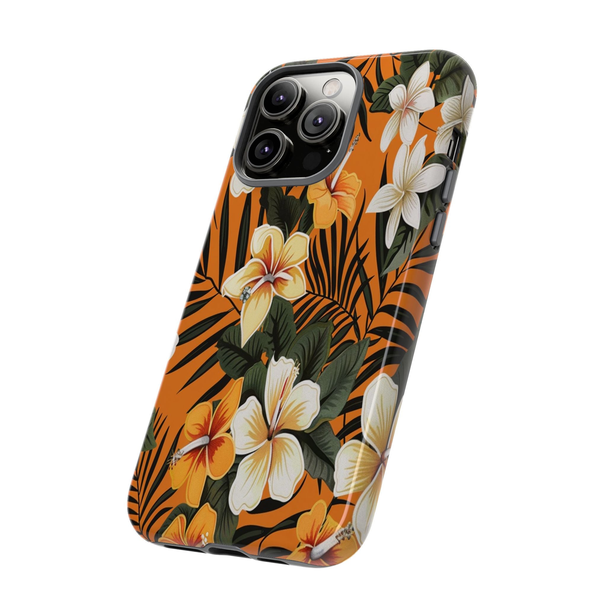 Vibrant Orange Tropical Case