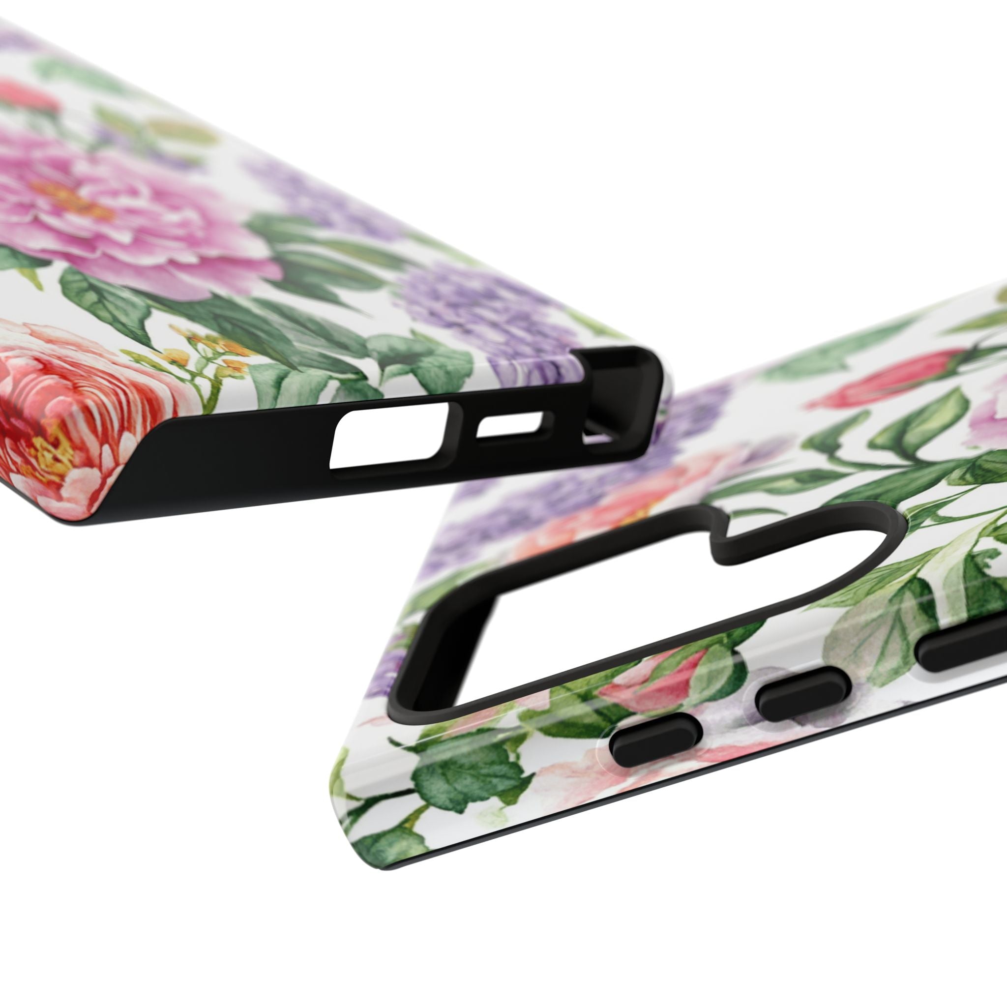 Watercolor Peonies and Lilacs Case