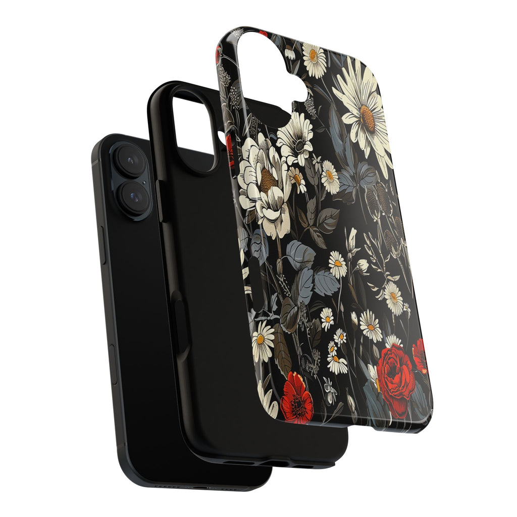 Dark Rose and Daisy Case