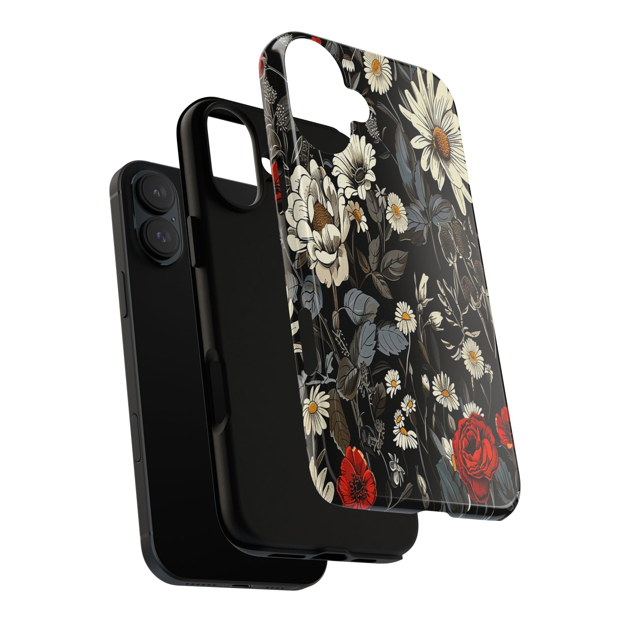 Dark Rose and Daisy Case