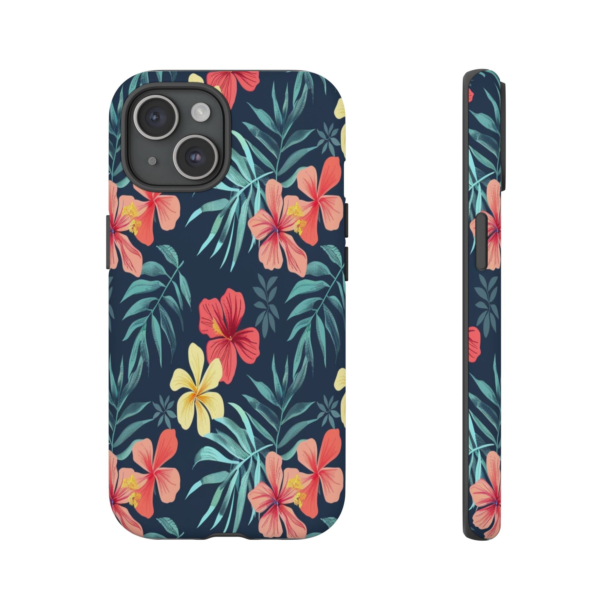 Tropical Hibiscus Navy
