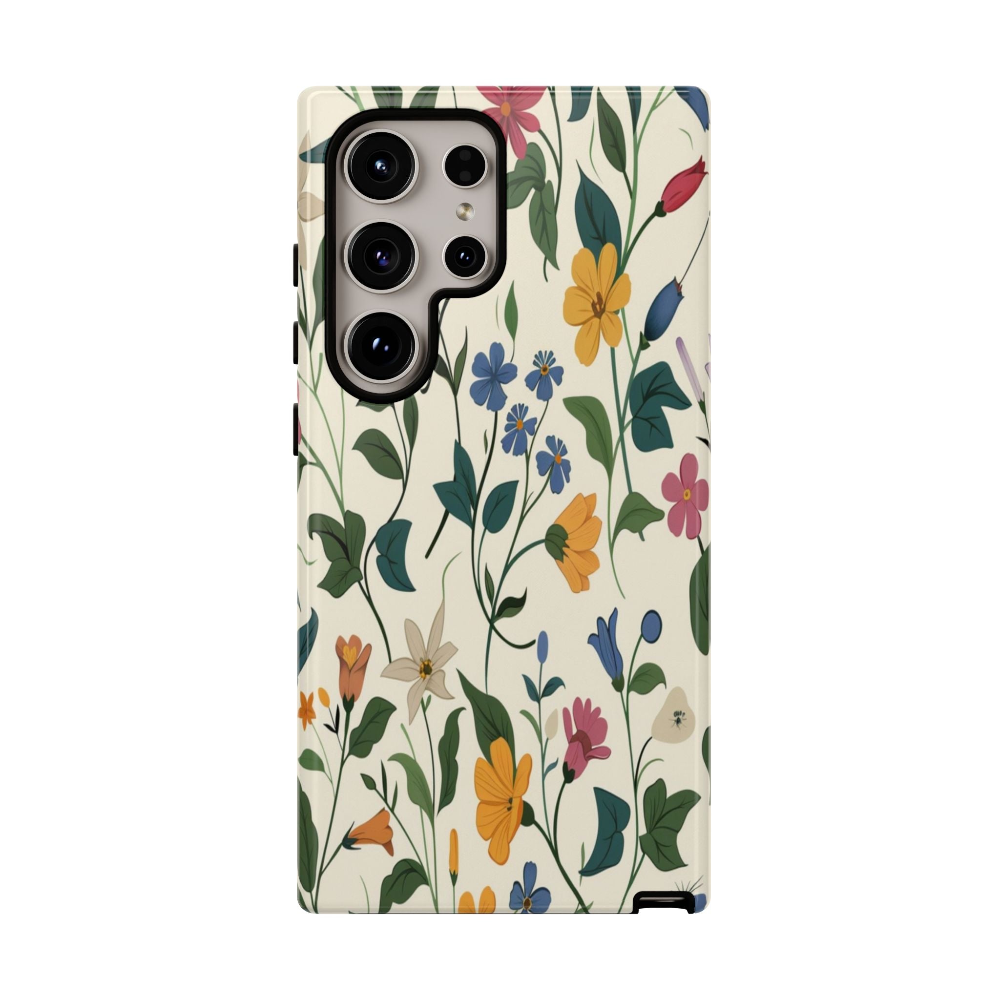 Vibrant Botanical Floral Pattern