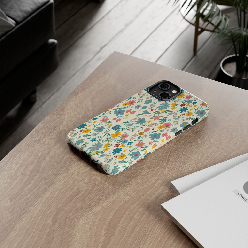 Pastel Yellow Green and Blue Case