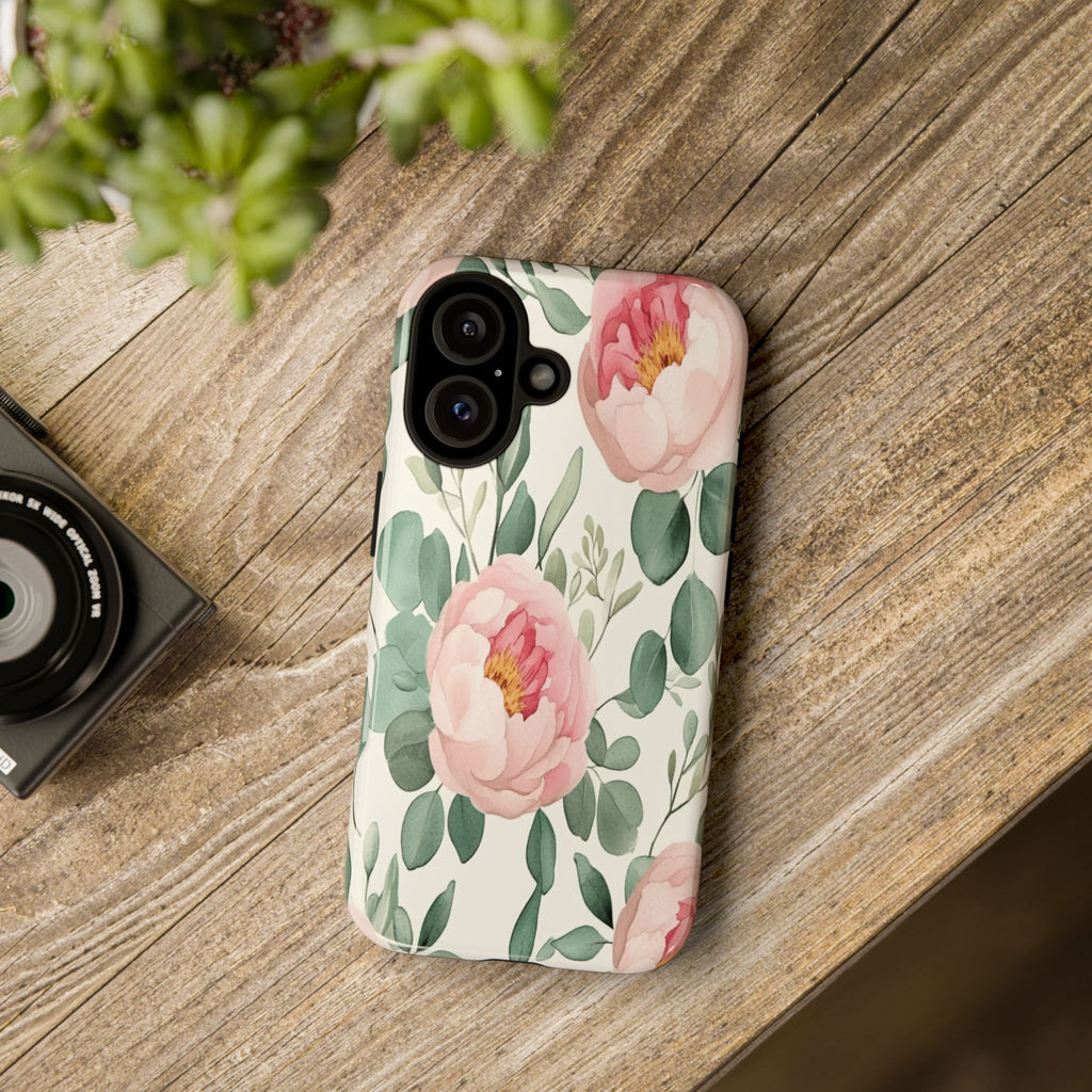 Soft Pink Peonies Case