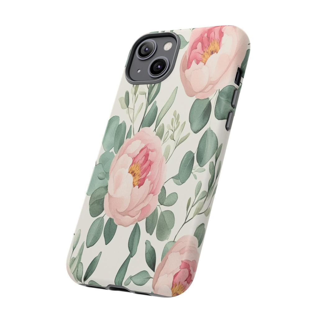 Soft Pink Peonies Case