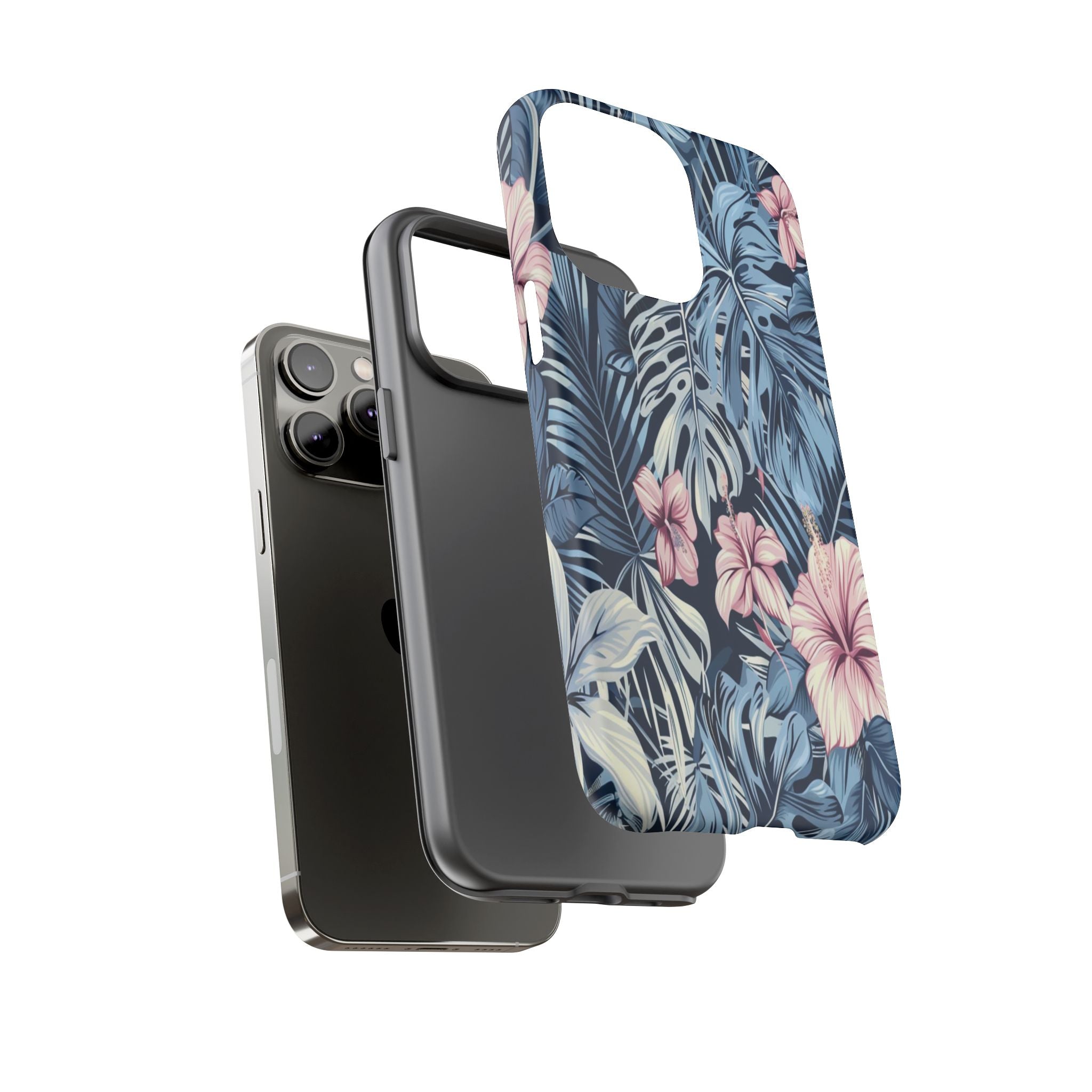 Tropical Hibiscus and Monstera Case