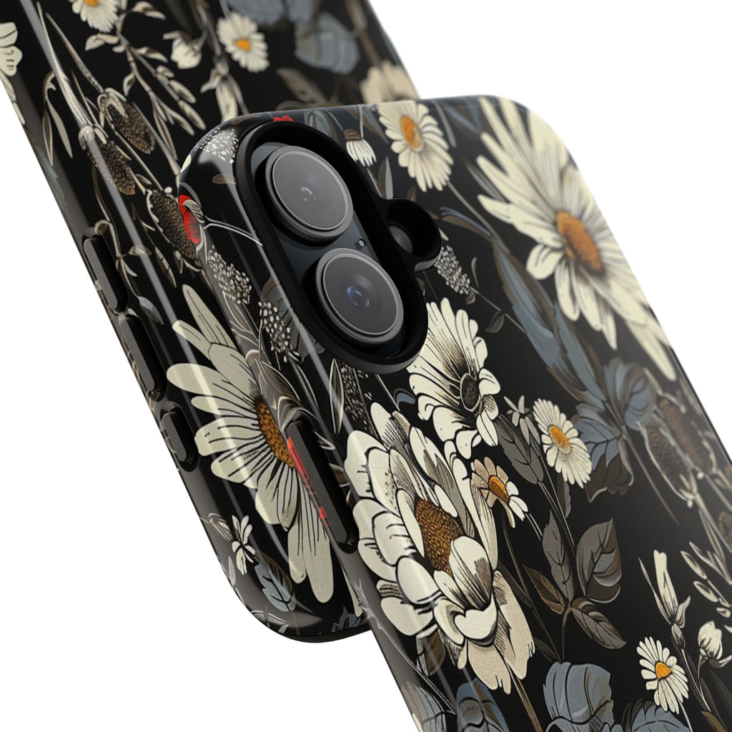 Dark Rose and Daisy Case