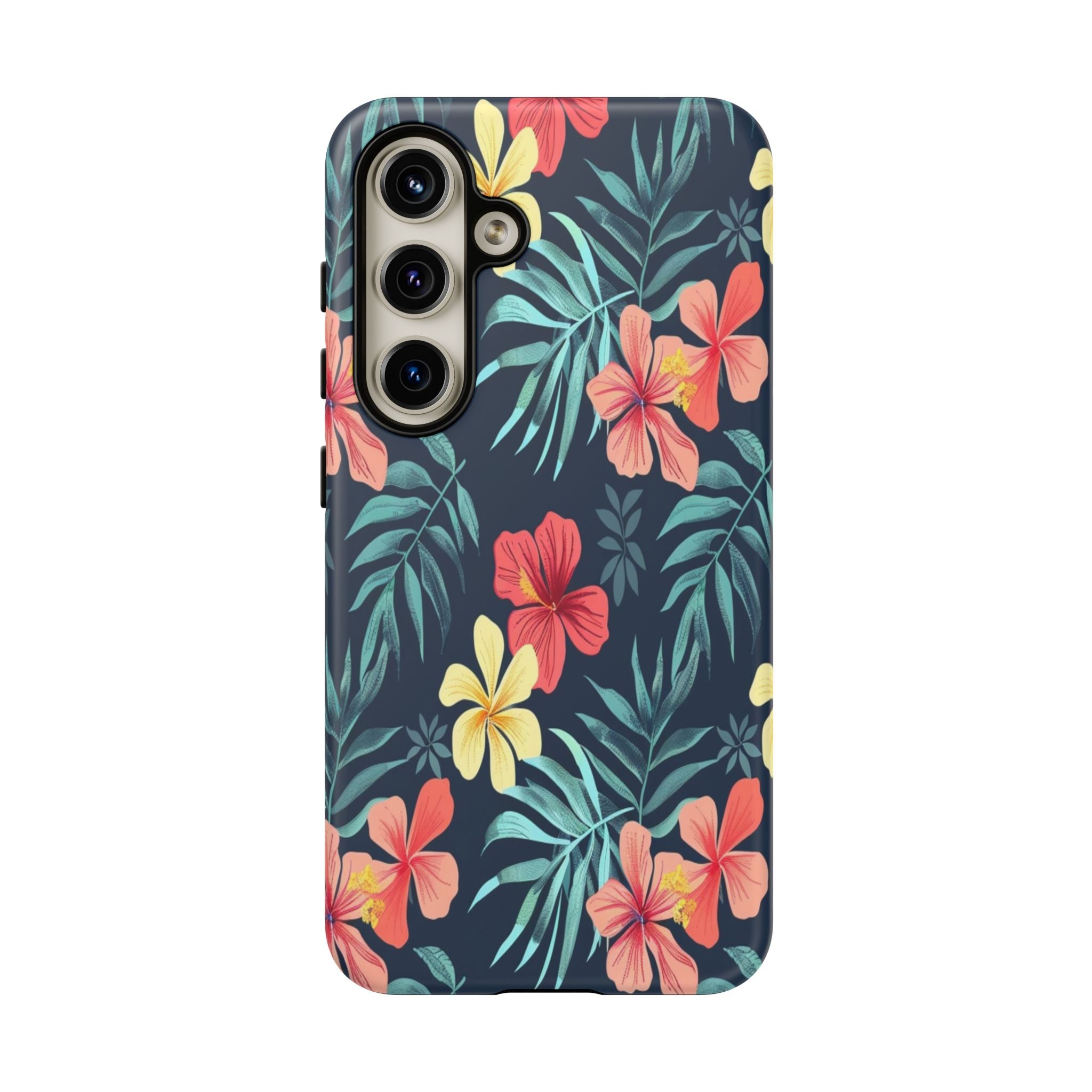 Tropical Hibiscus Navy