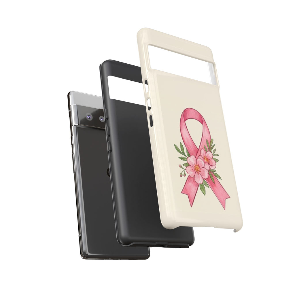 Floral Breast Cancer Awareness Case