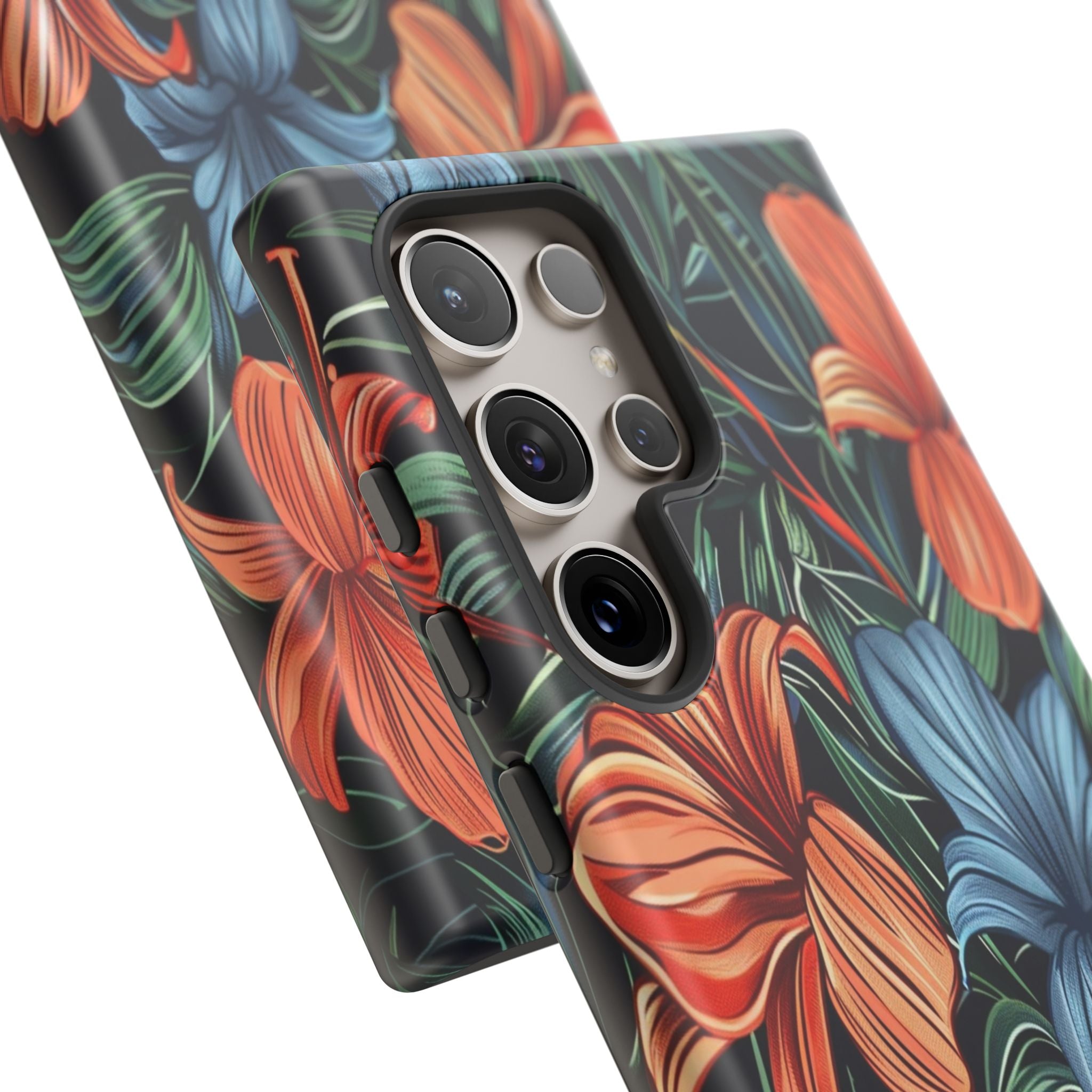 Tropical Red and Blue Case