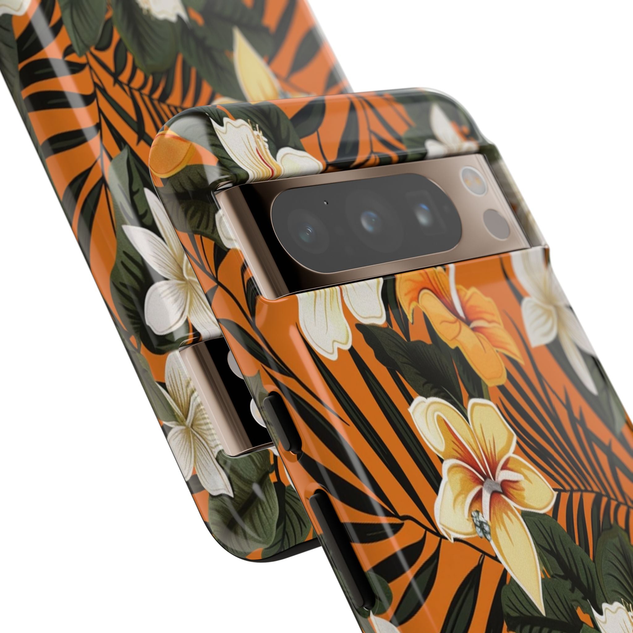 Vibrant Orange Tropical Case