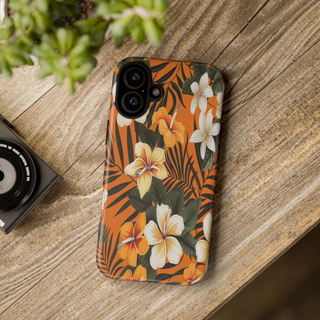 Vibrant Orange Tropical Case
