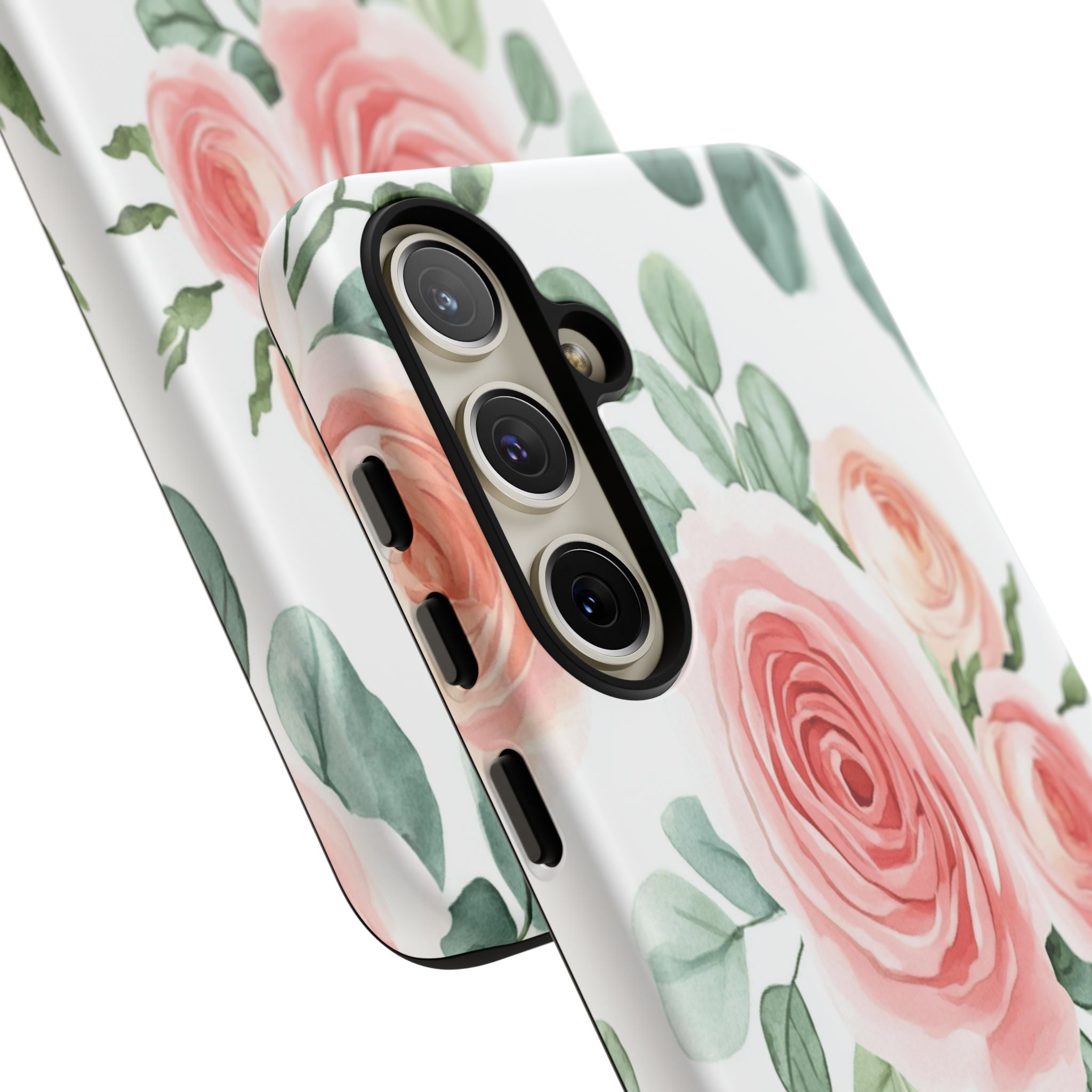 Delicate Watercolor Rose Case