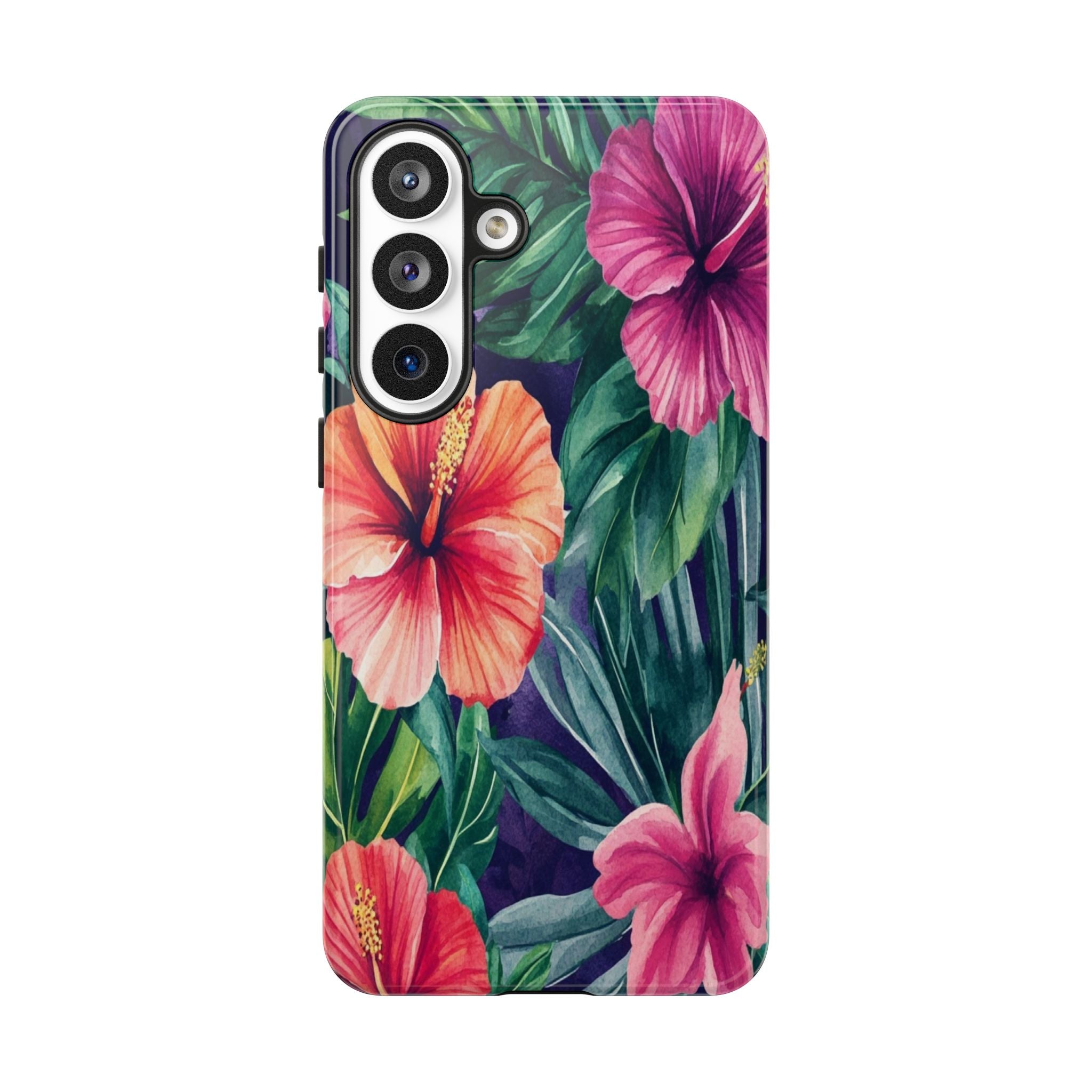 Navy Floral Watercolor