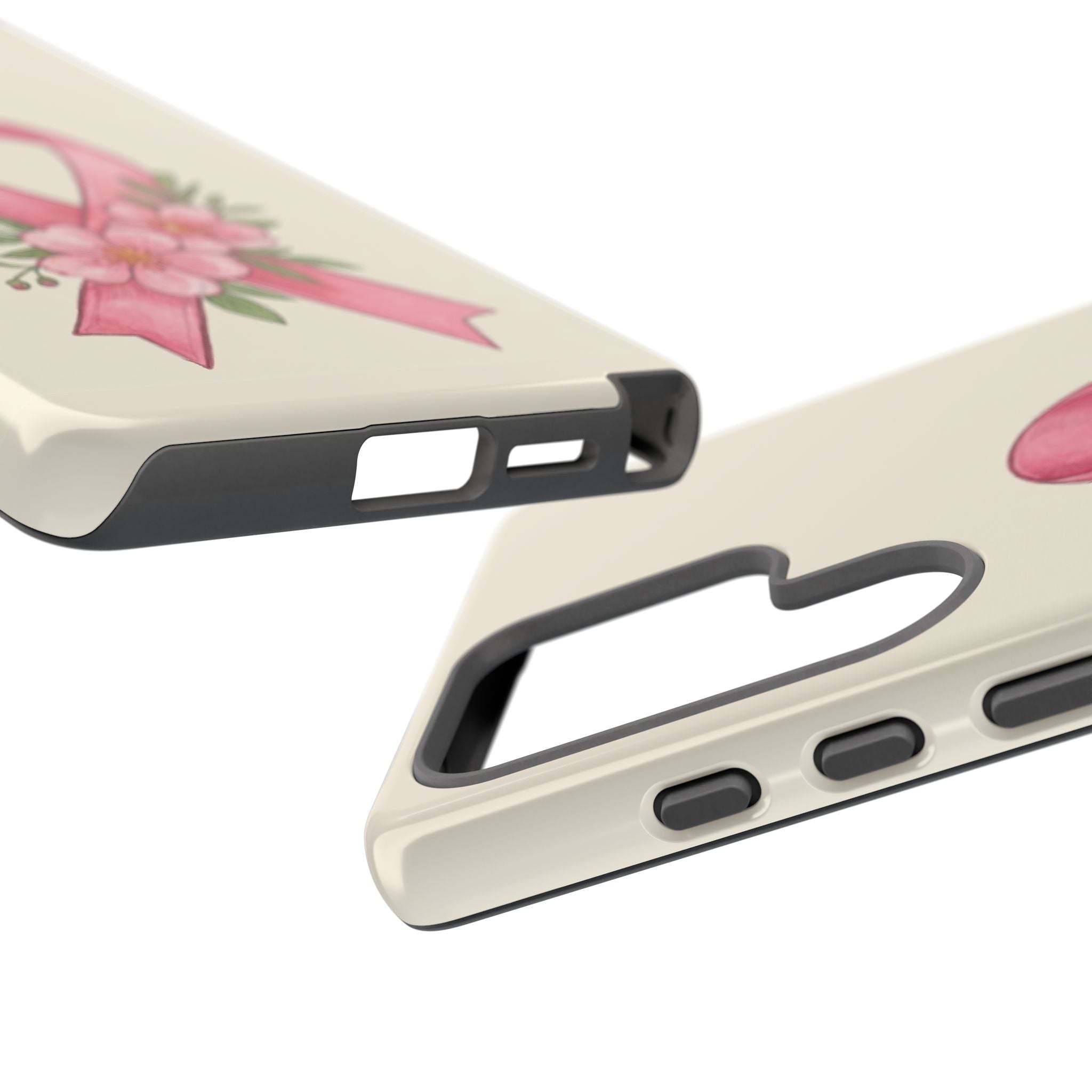 Floral Breast Cancer Awareness Case