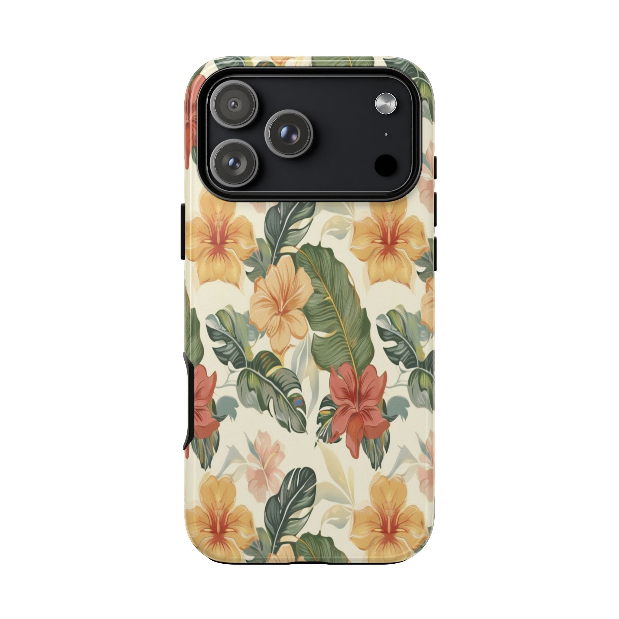 Vintage Tropical Floral Seamless Pattern